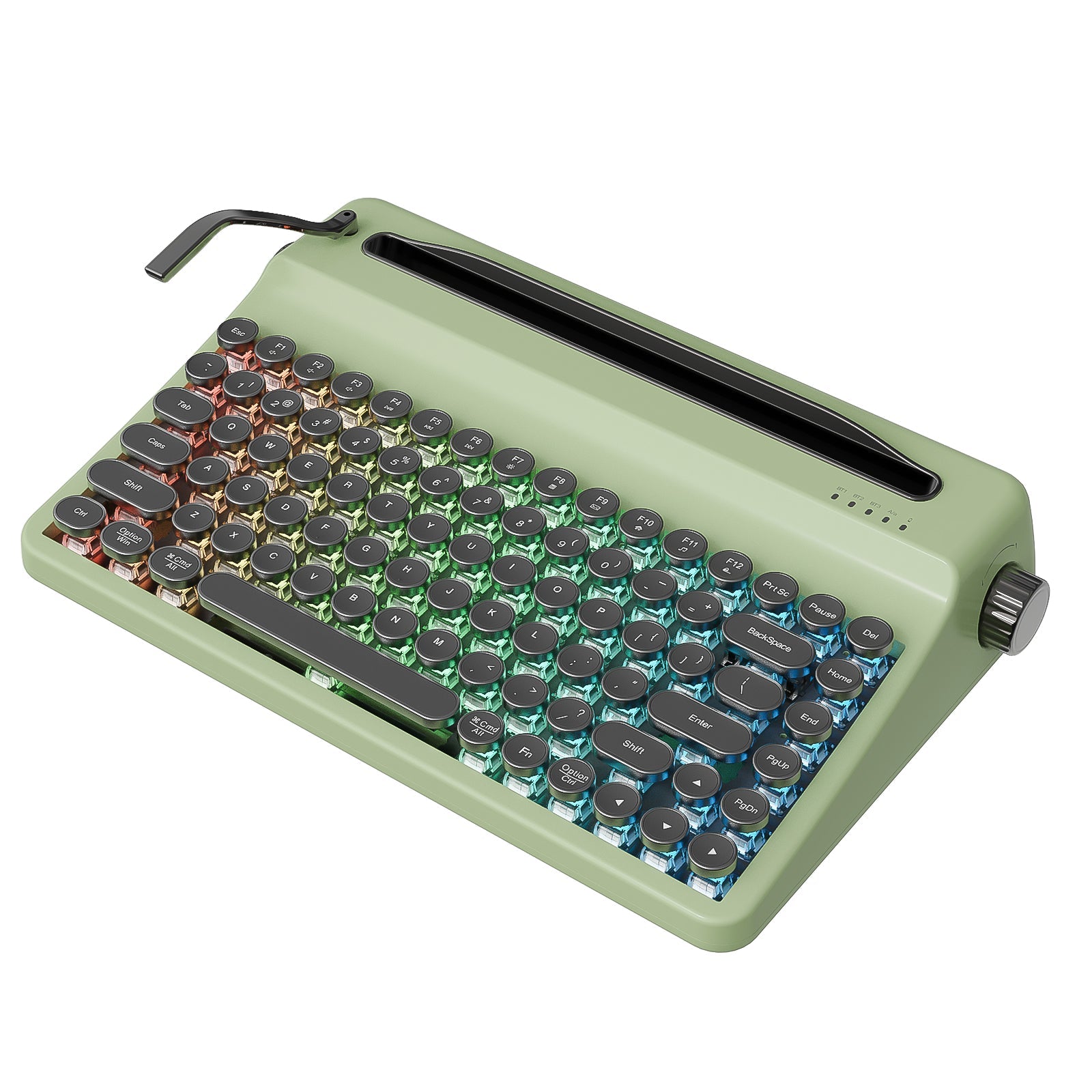 YUNZII QL75 Retro Typewriter QMK/VIA Wireless Mechanical Keyboard