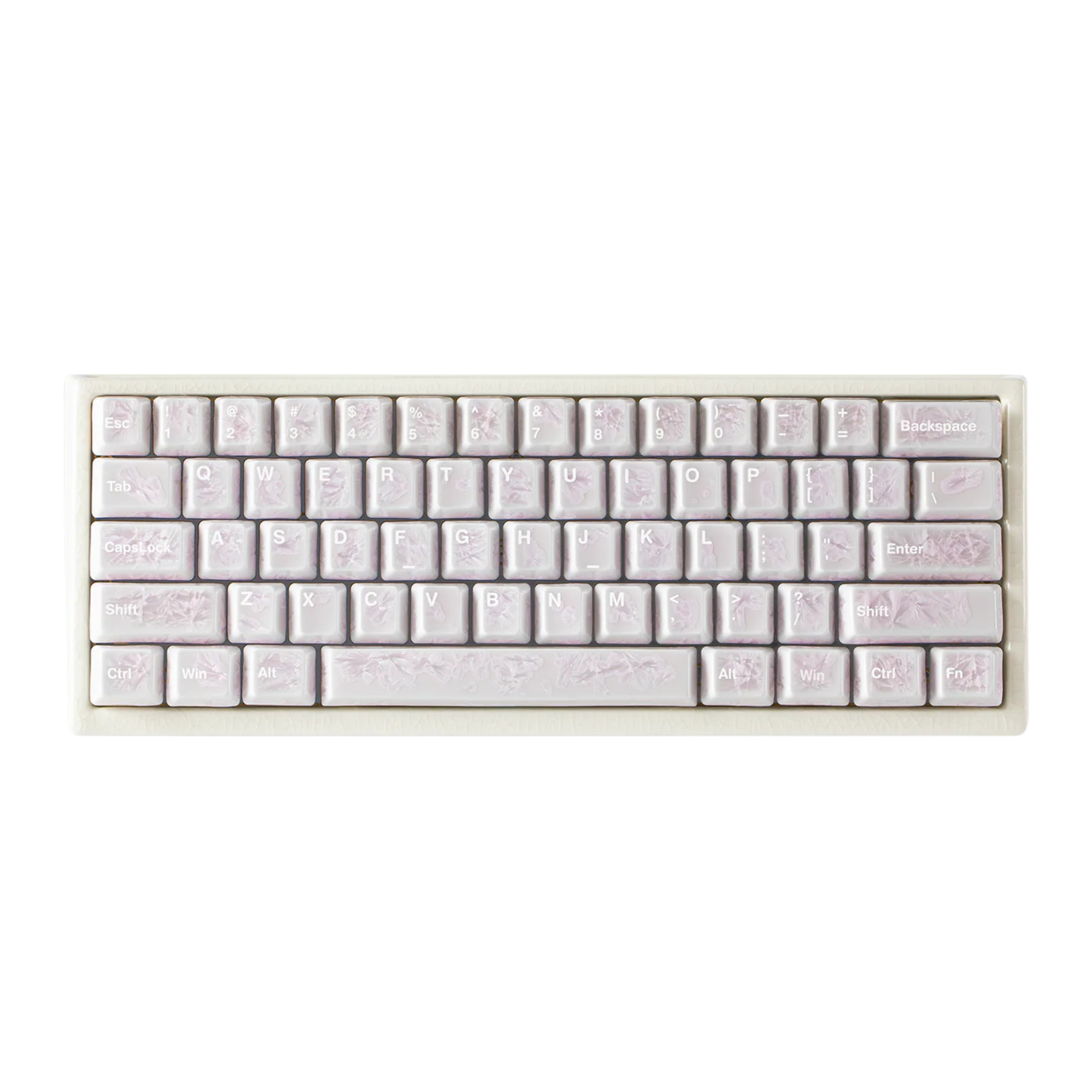 Cerakey Ceramic 114 Full Keycap Set V2 Ice Crystal / Legend