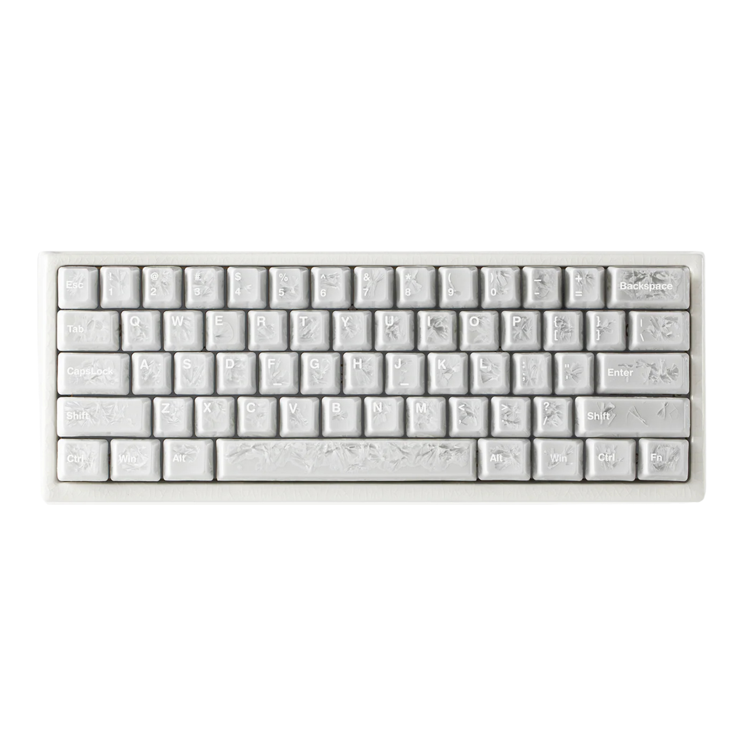 Cerakey Ceramic 114 Full Keycap Set V2 Ice Crystal / Legend