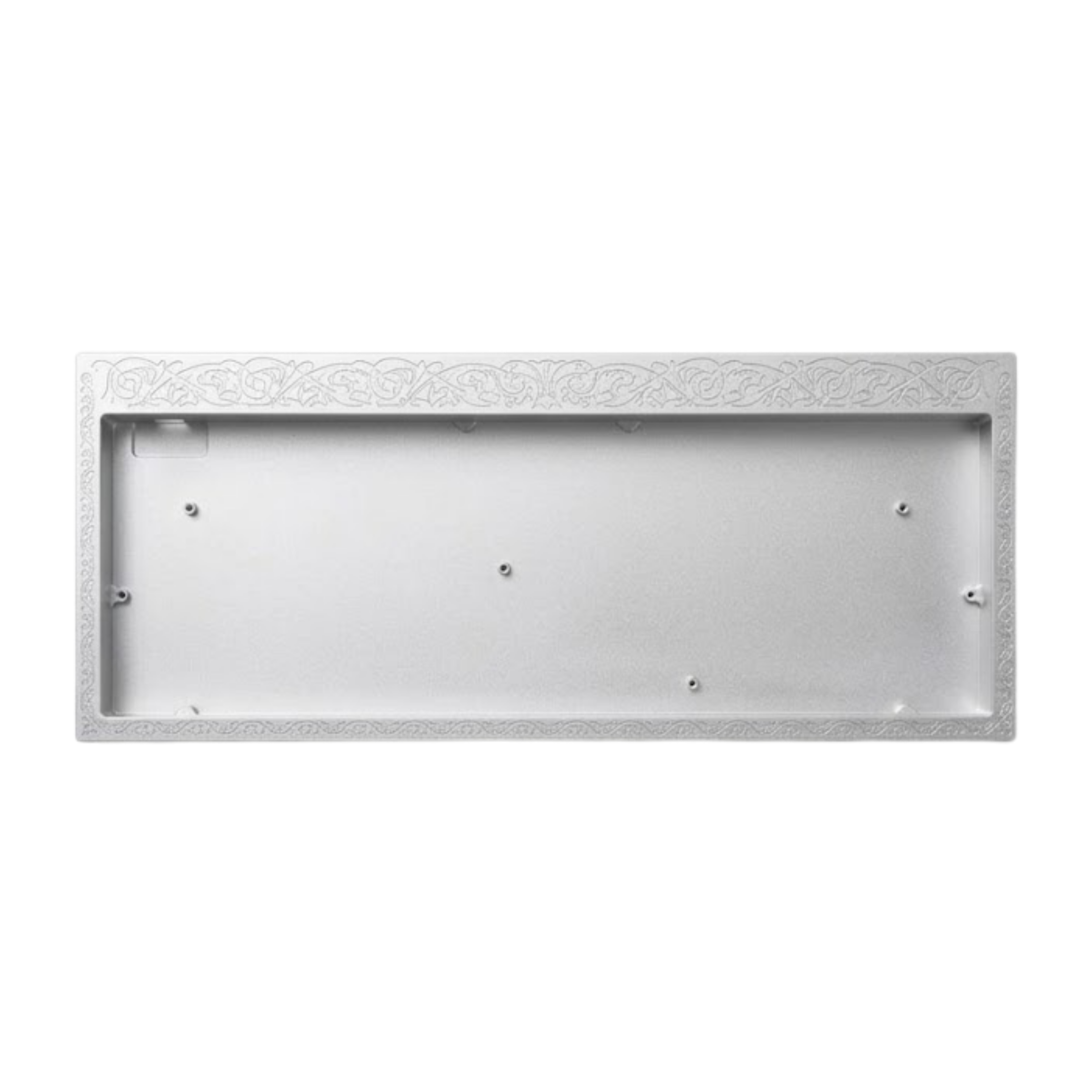 Carved Texture Design 60% Layout Custom Wooting Aluminum Case