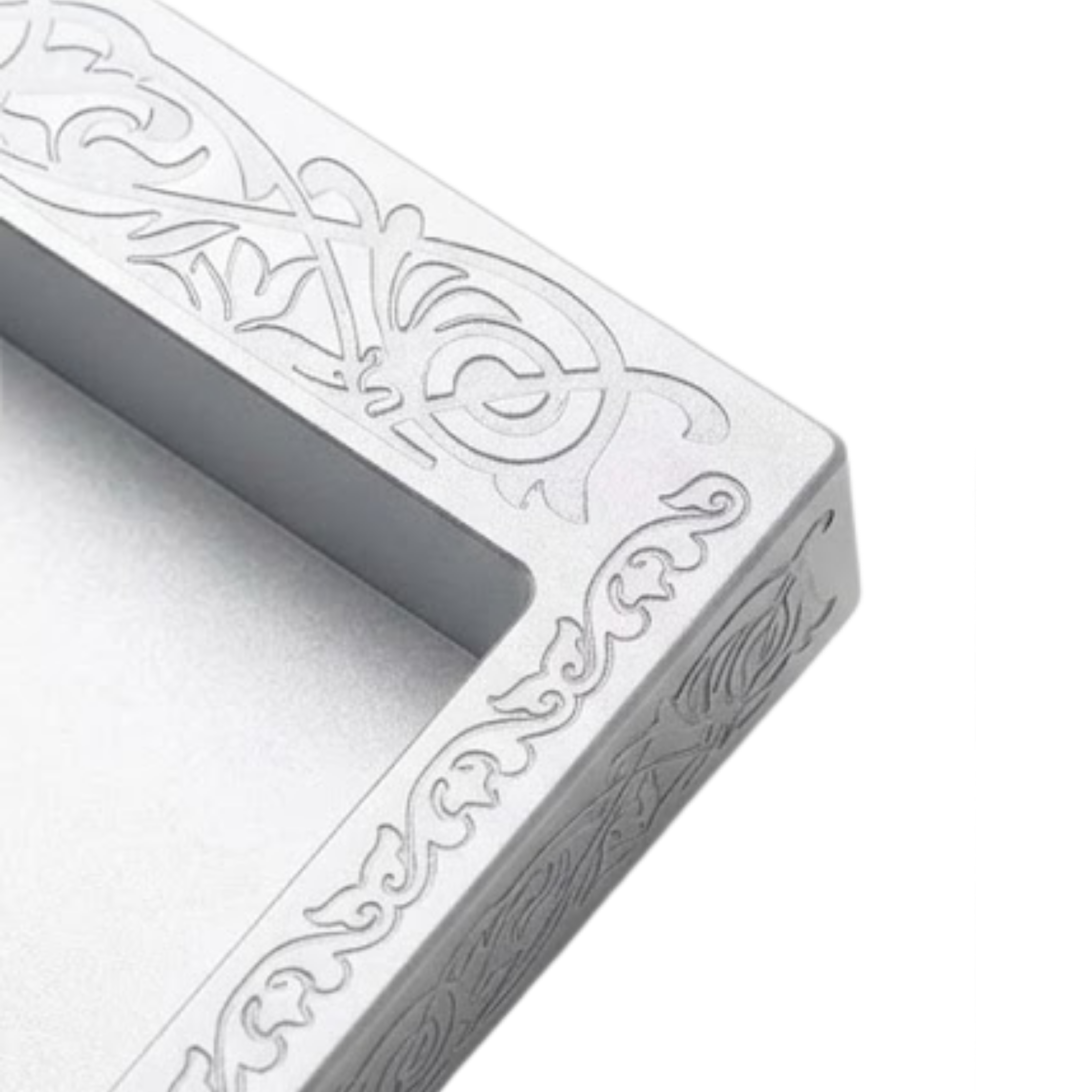 Carved Texture Design 60% Layout Custom Wooting Aluminum Case