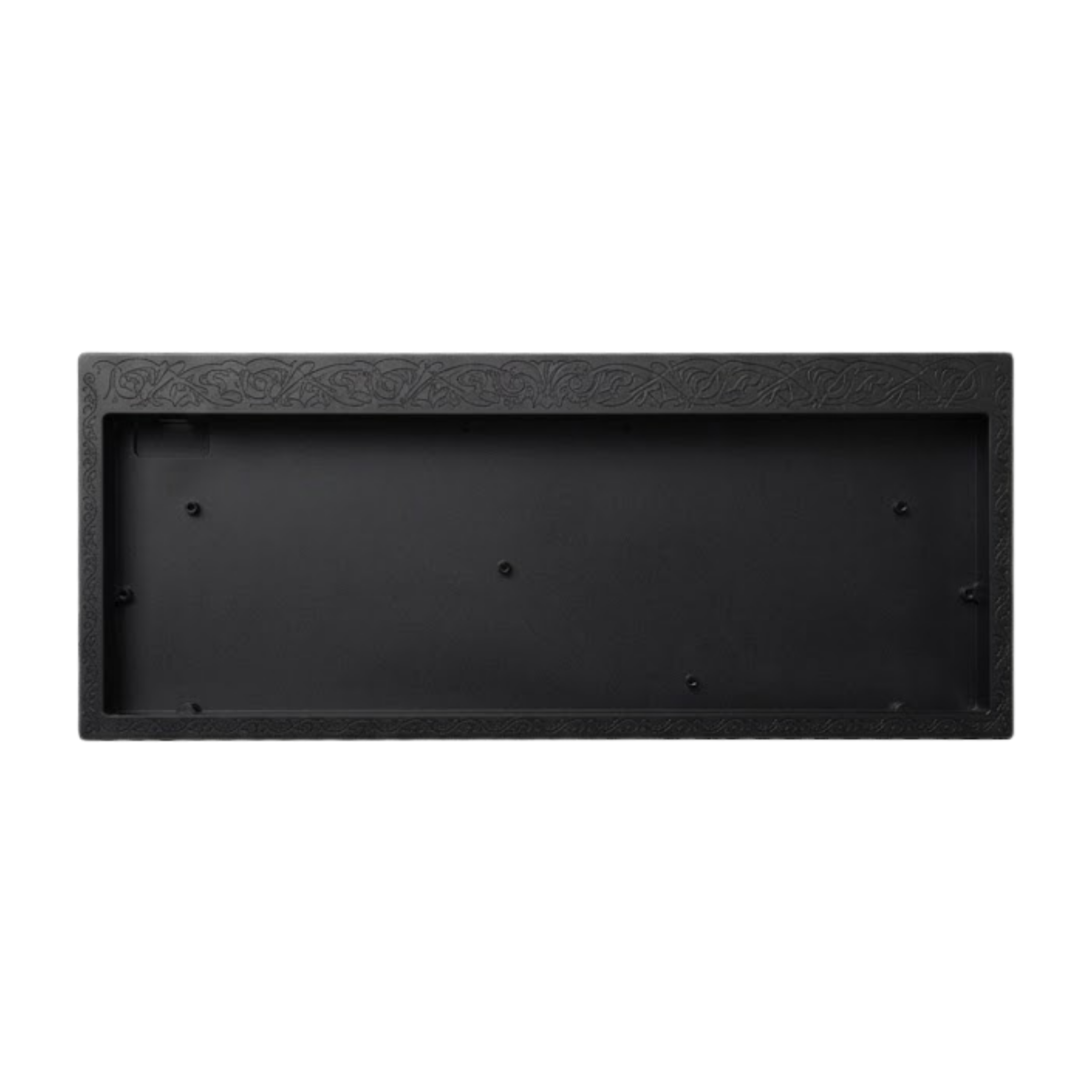 Carved Texture Design 60% Layout Custom Wooting Aluminum Case