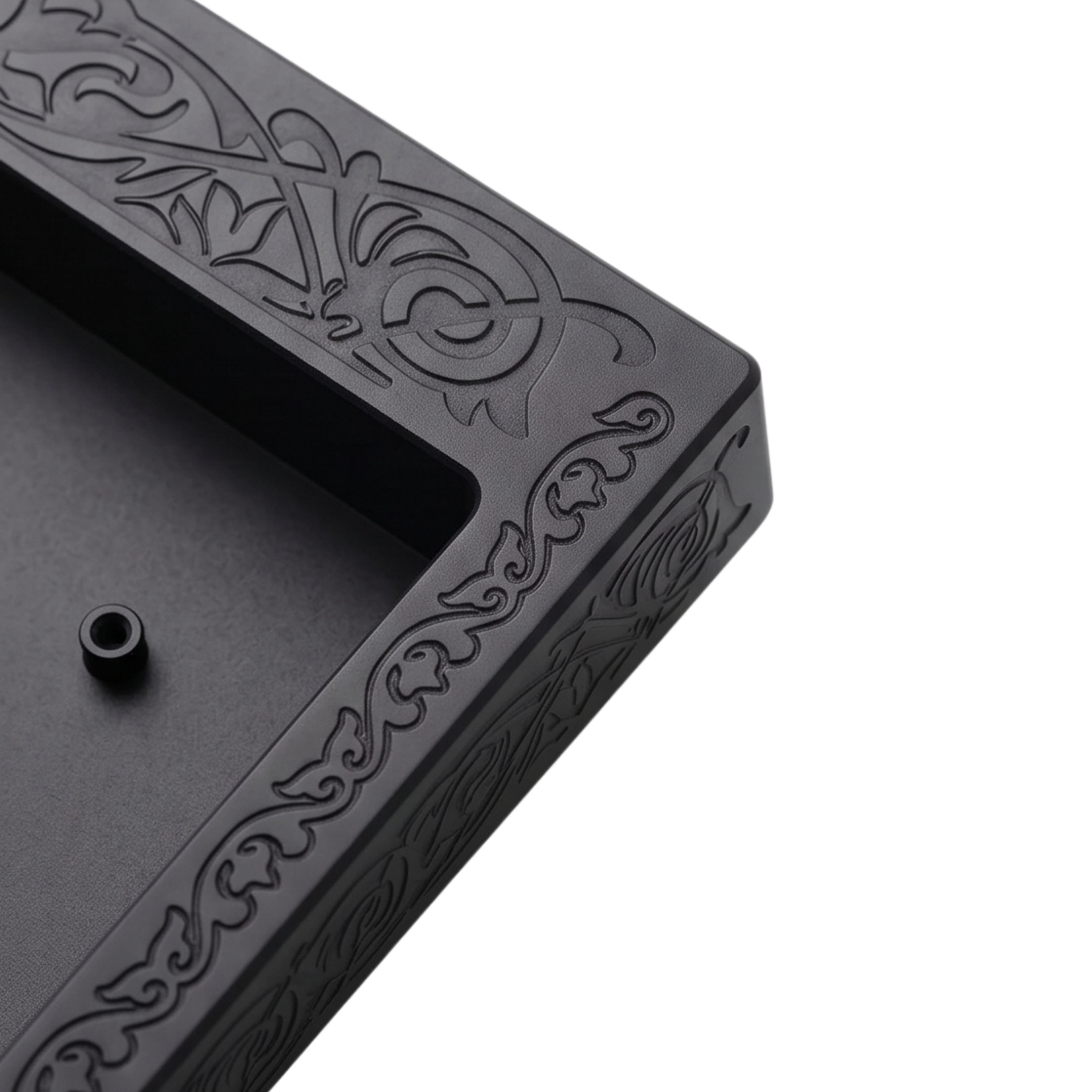 Carved Texture Design 60% Layout Custom Wooting Aluminum Case