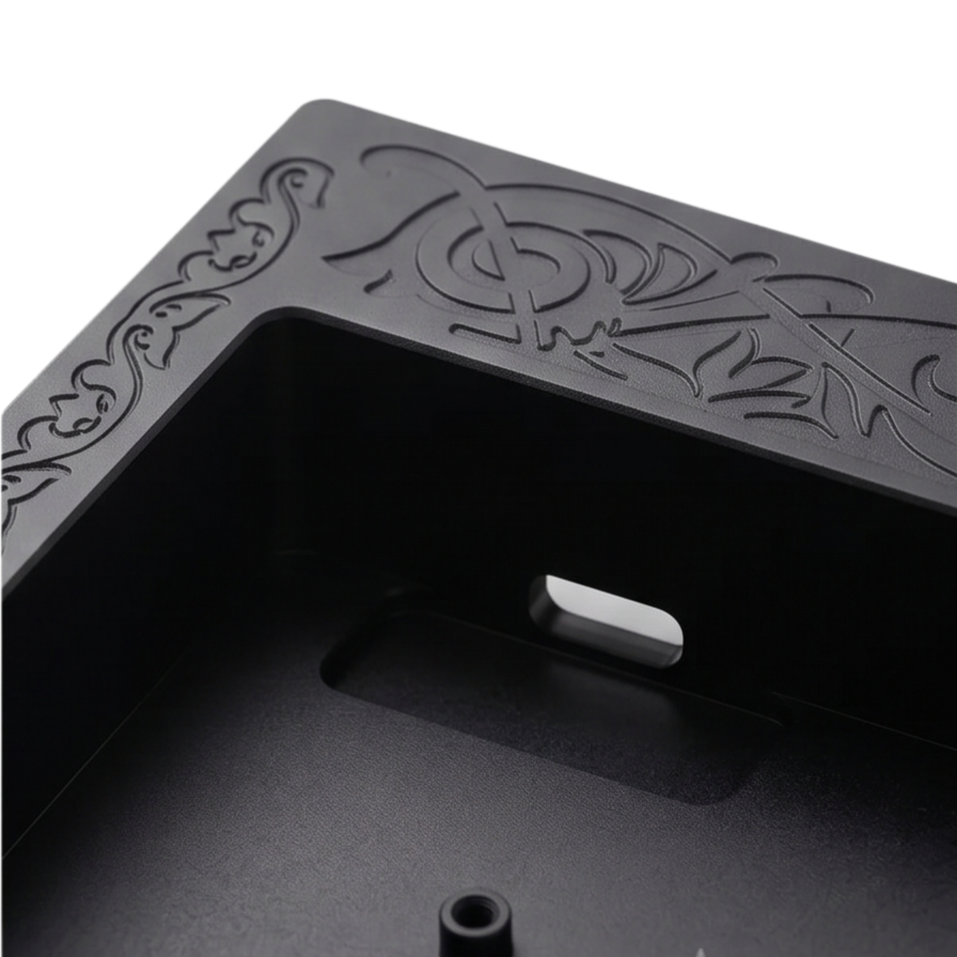 Carved Texture Design 60% Layout Custom Wooting Aluminum Case