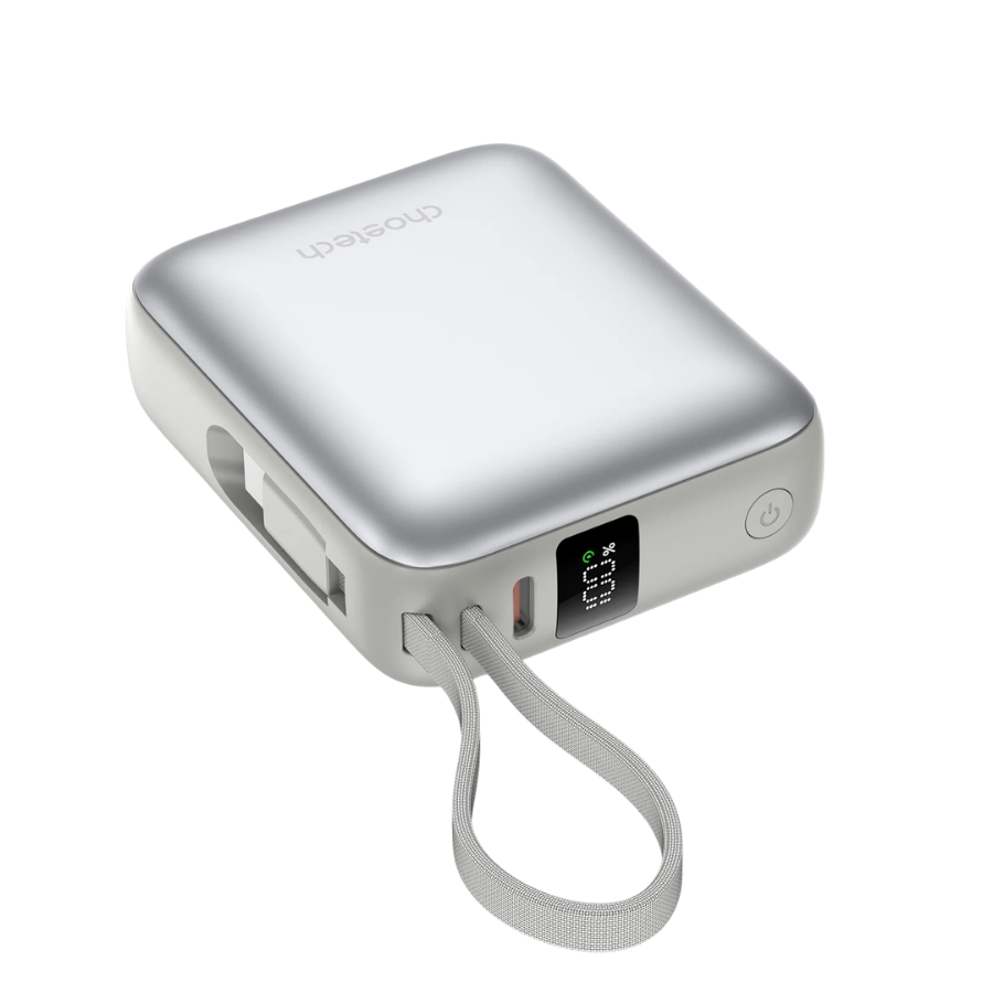 Choetech PowerLeap 10000mAh 35W Built-in USB-C Cable Mini Power Bank