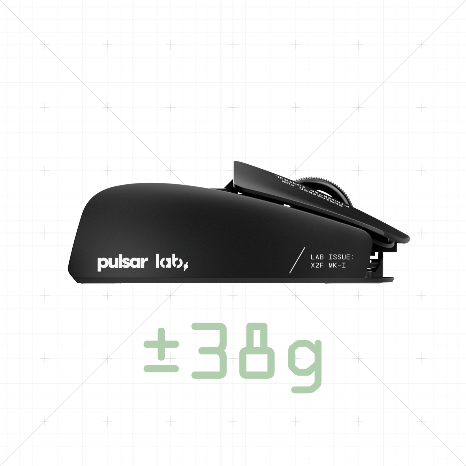 Pulsar Lab X2F 8K Wireless Gaming Mouse (Black)