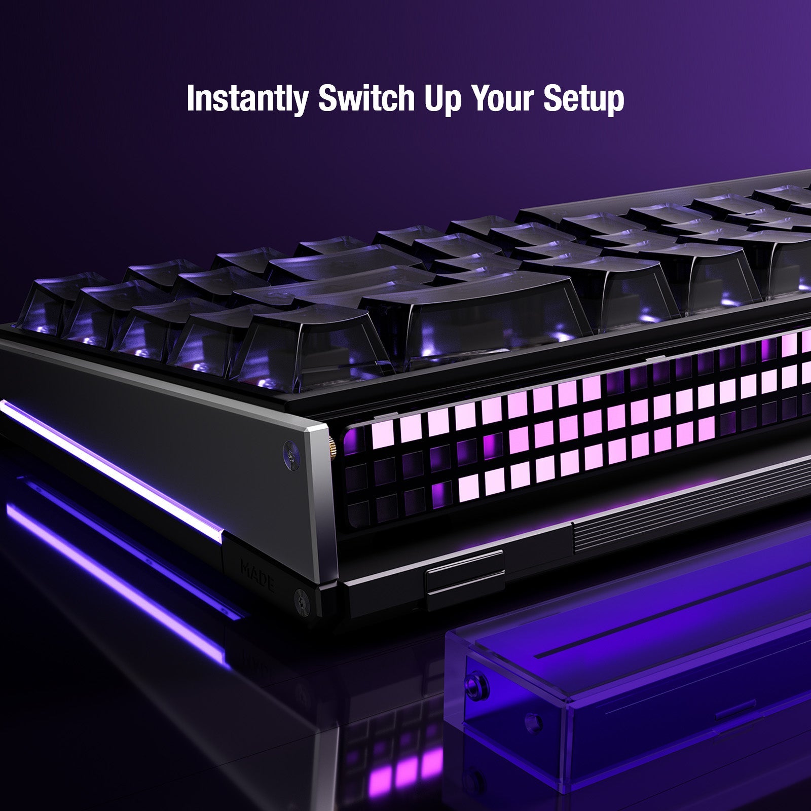 MelGeek MADE68 Ultra V2 Wired Custom Gaming HE Keyboard with RGB Lightbar (Pre-Order)