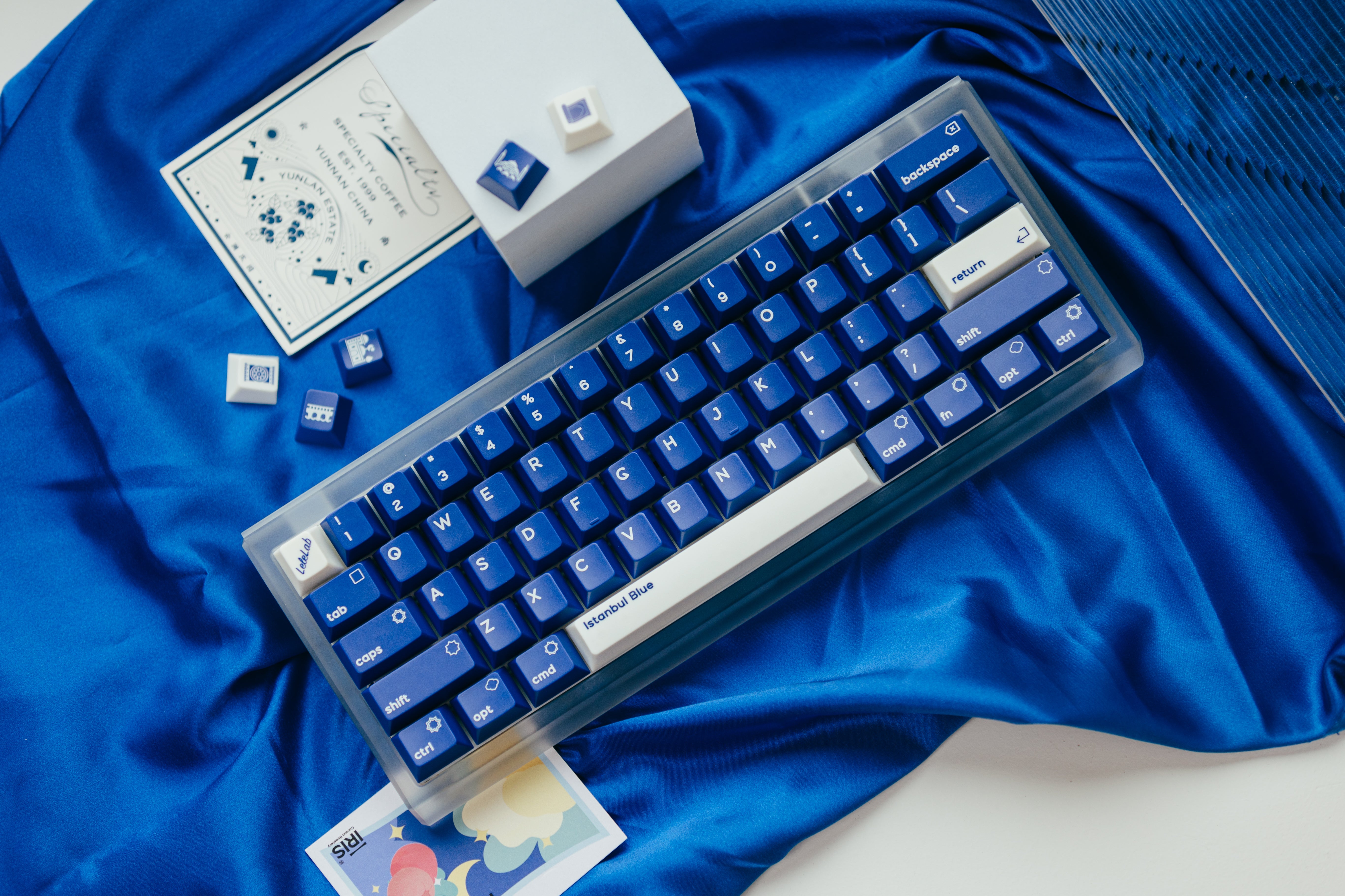 LeleLab Istanbul Blue Keycap Set Base Kit