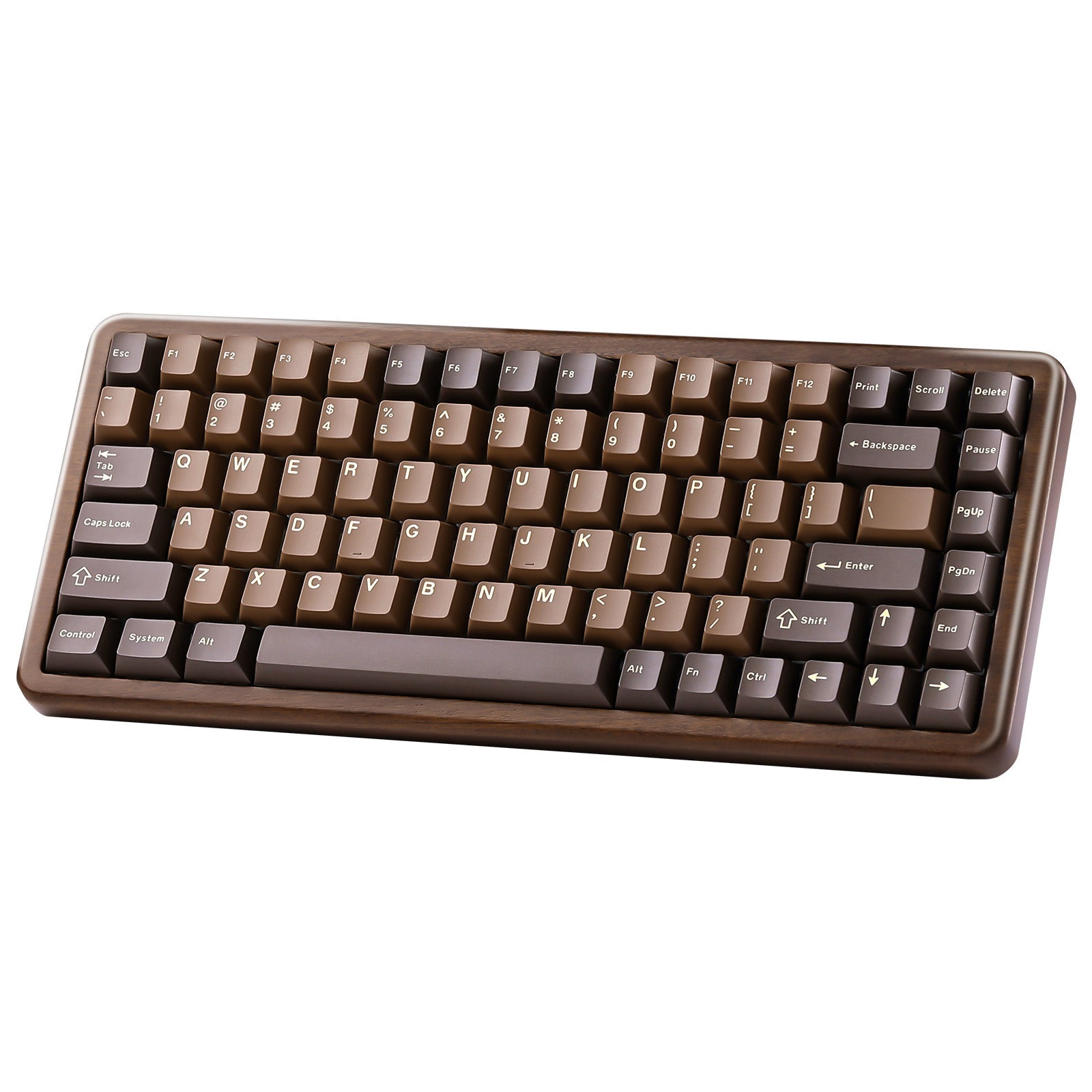 YUNZII WOOD84 Hot-Swap Wireless Tri-Mode Mechanical Keyboard
