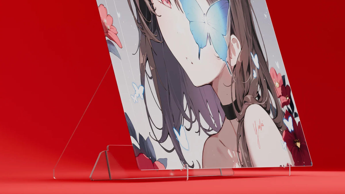 Yuki Aim x Pulsar - Superglide3 Glass Mousepad-Yuki Aim Edition（Pre-Order）
