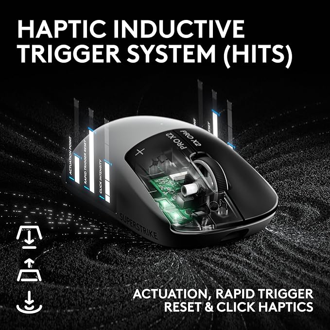 Logitech G PRO X2 SUPERSTRIKE LIGHTSPEED Gaming Mouse