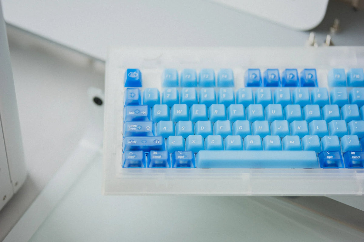 LeleDesign Ocean Blue Cherry Profile Keycaps Set