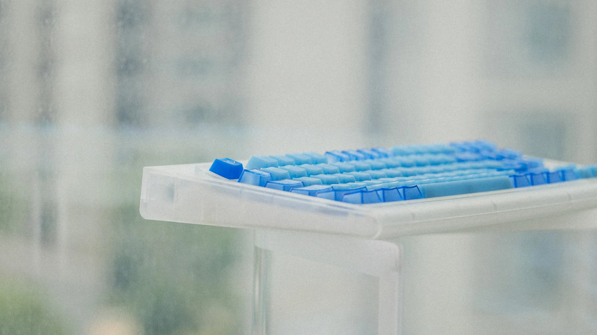 LeleDesign Ocean Blue Cherry Profile Keycaps Set
