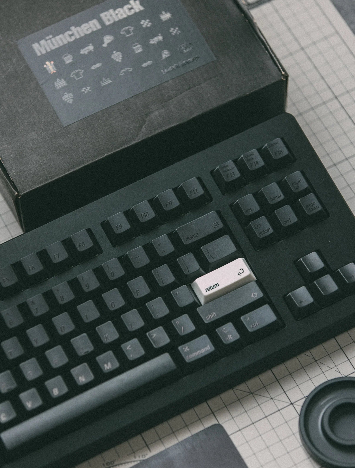 LeleDesign München Schwarz Keycaps Set