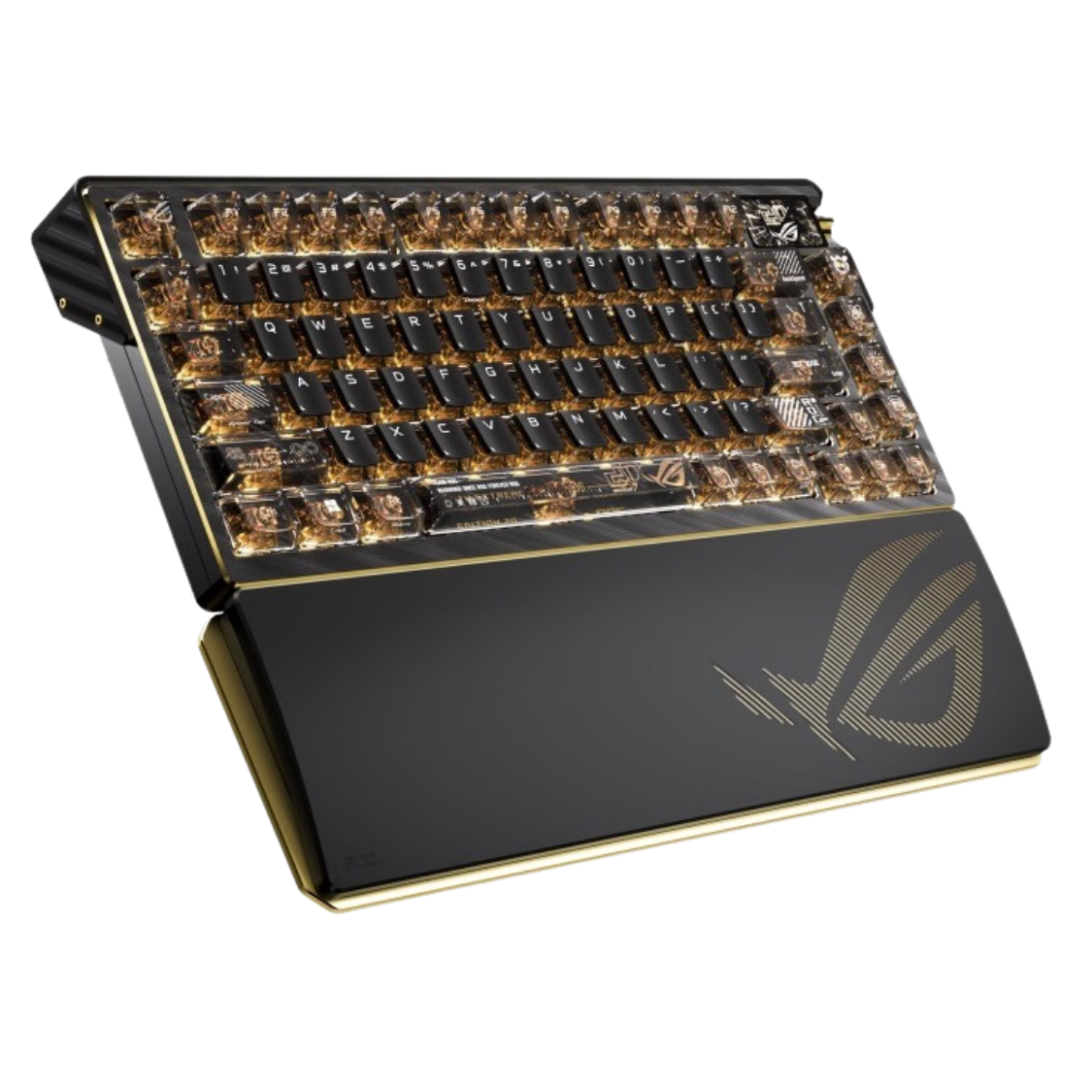 Asus ROG AZOTH Extreme Edition 20 OLED Hot-Swappable Gaming Keyboard - ROG NX Edition 20 Storm Switch - ROG 20th Anniversary Design Translucent Black Keycaps Tri-Mode Limited Edition (Pre-Order)