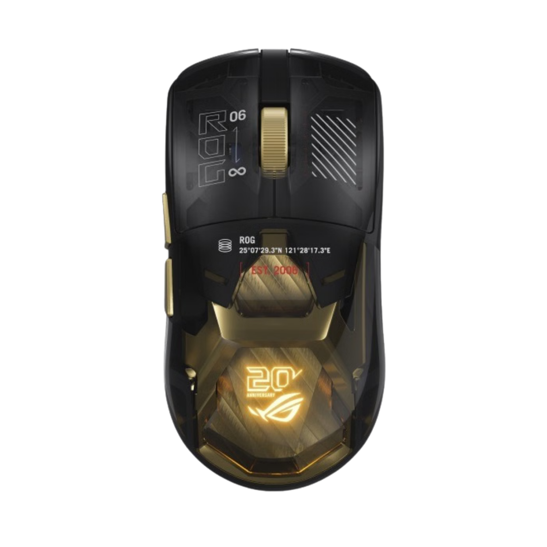 Asus ROG HARPE II Extreme Edition 20 Wireless Gaming Mouse ROG AimPoint Pro 65K Optical Micro Sensor Speednova 8K Tri-Mode ROG 20th Anniversary Design Limited Edition （Pre-Order）