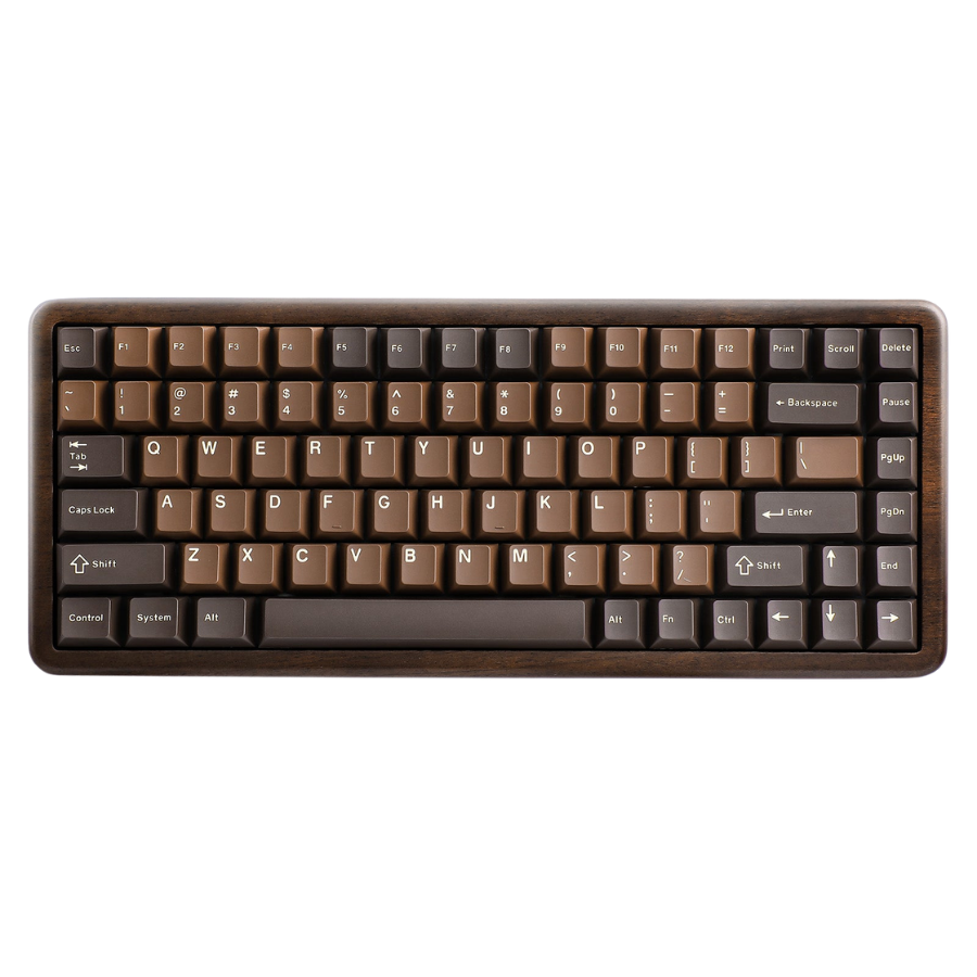 YUNZII WOOD84 Hot-Swap Wireless Tri-Mode Mechanical Keyboard