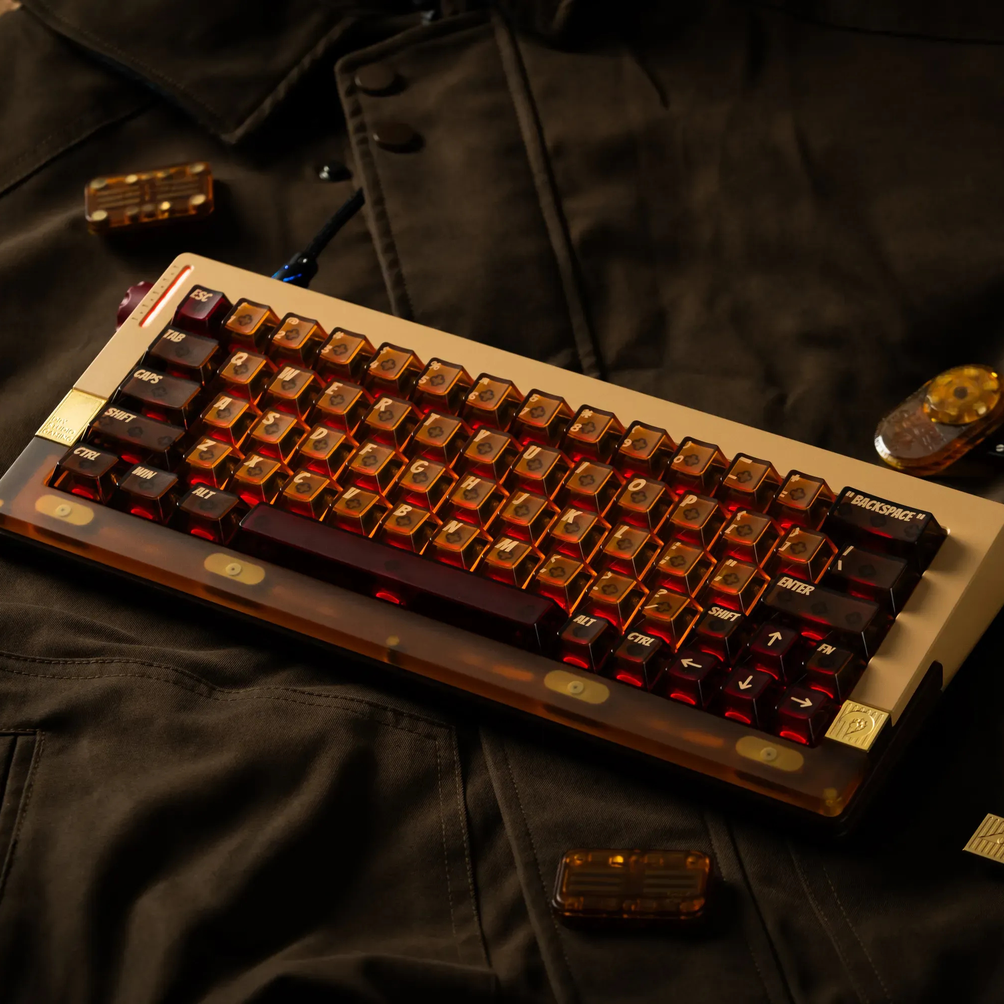 ANGRY MIAO Dry Studio Retro 63 RT HE Magnetic Switch 8K Wired Gaming Keyboard