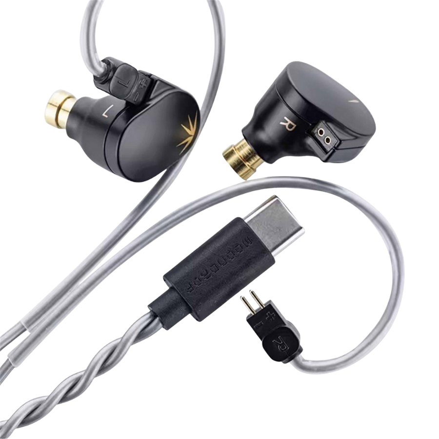 MOONDROP CHU II DSP USB-C Dynamic Wired  IEM In-Ear Monitor Headphones