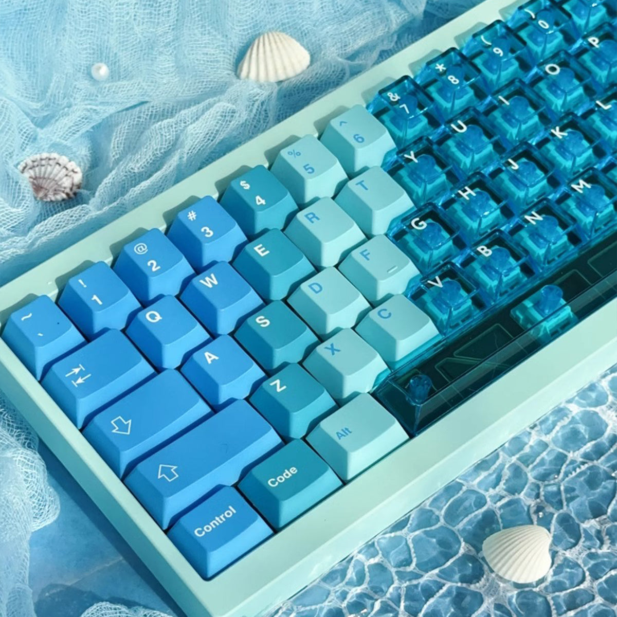 Snow Mountain PBT Dye-Sub + PC Pad-Printed Cherry OEM Profile Keycaps