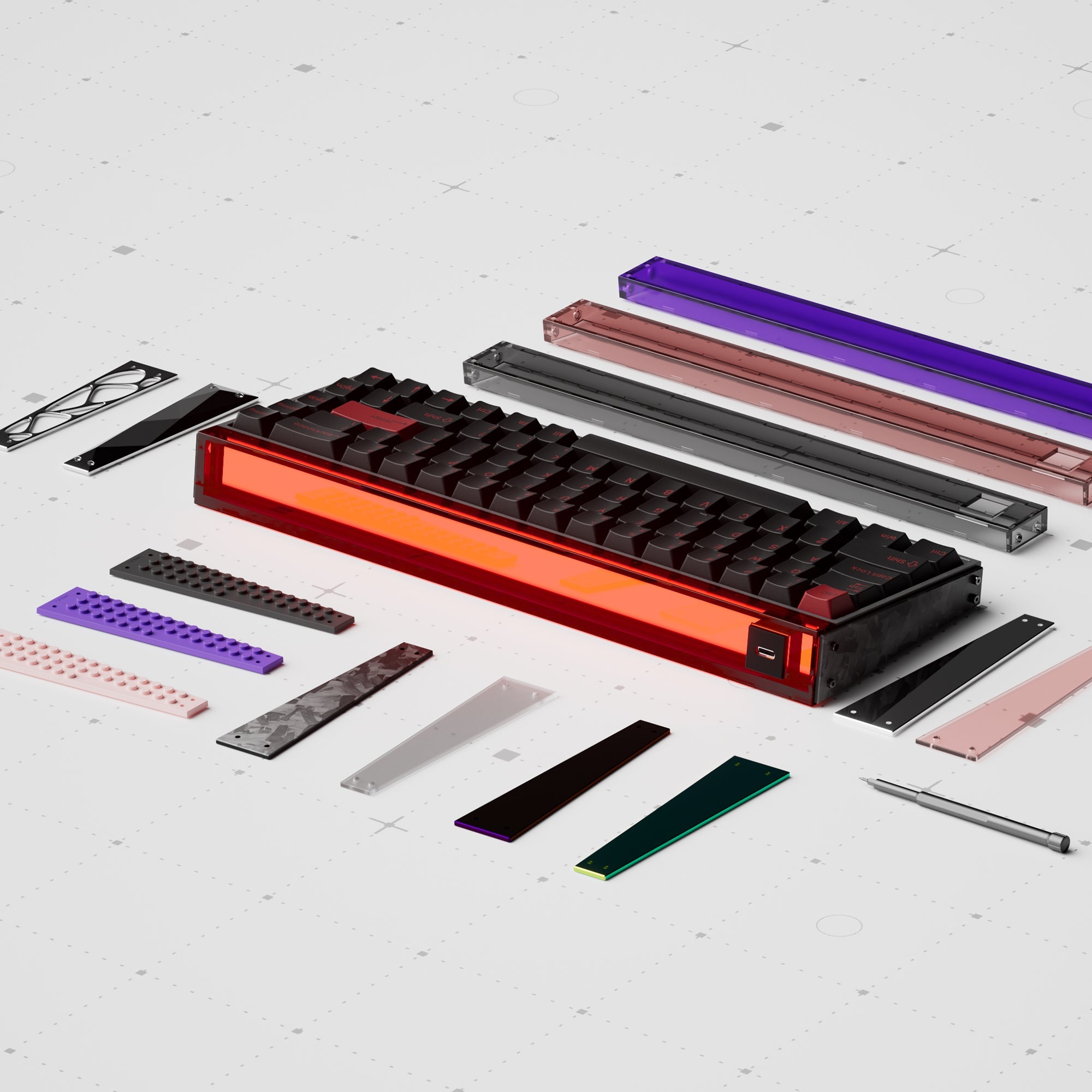 MelGeek MADE68 Ultra Aluminum Custom Gaming Magnetic HE Keyboard