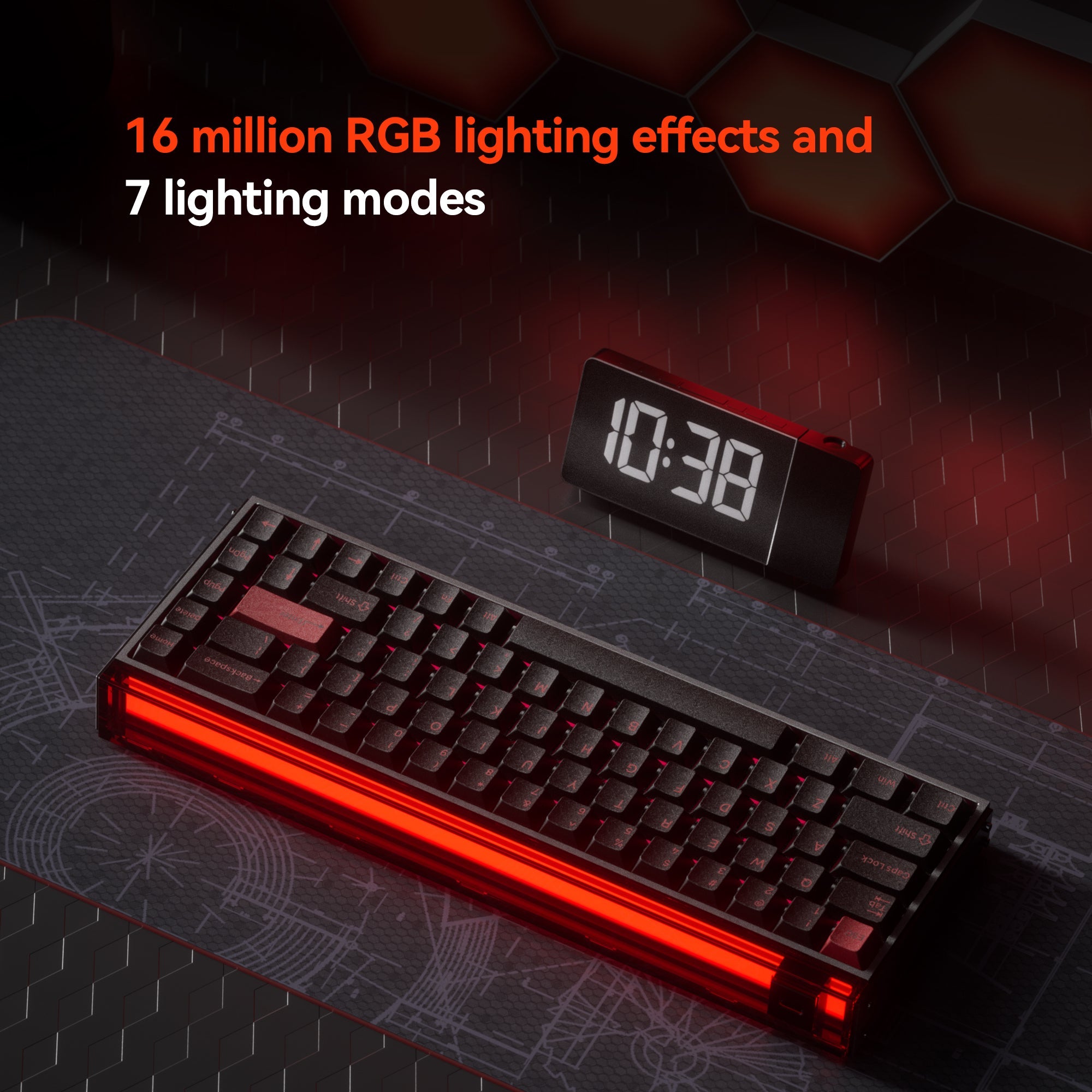 MelGeek MADE68 Ultra Aluminum Custom Gaming Magnetic HE Keyboard