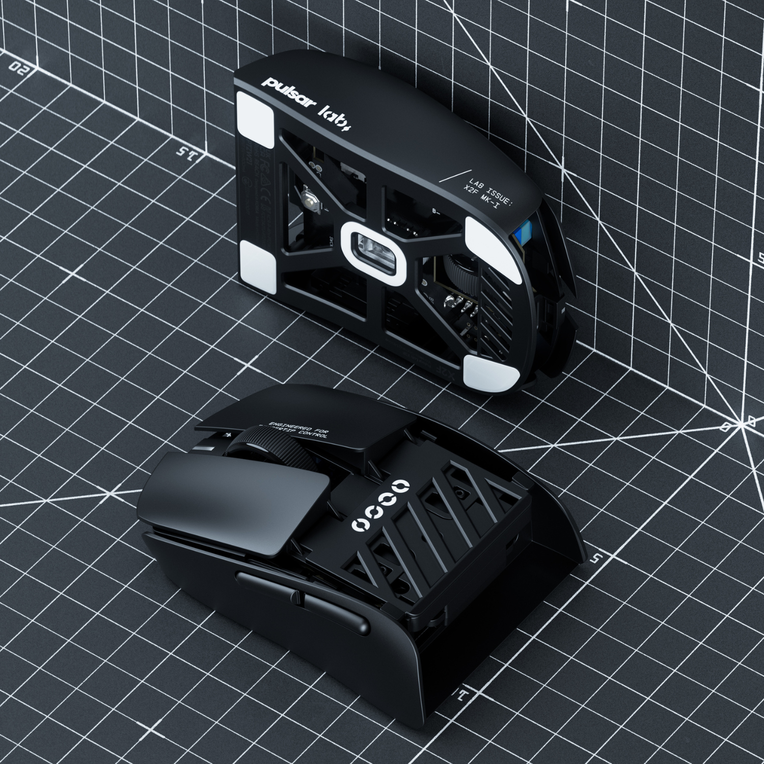 Pulsar Lab X2F 8K Wireless Gaming Mouse (Black)