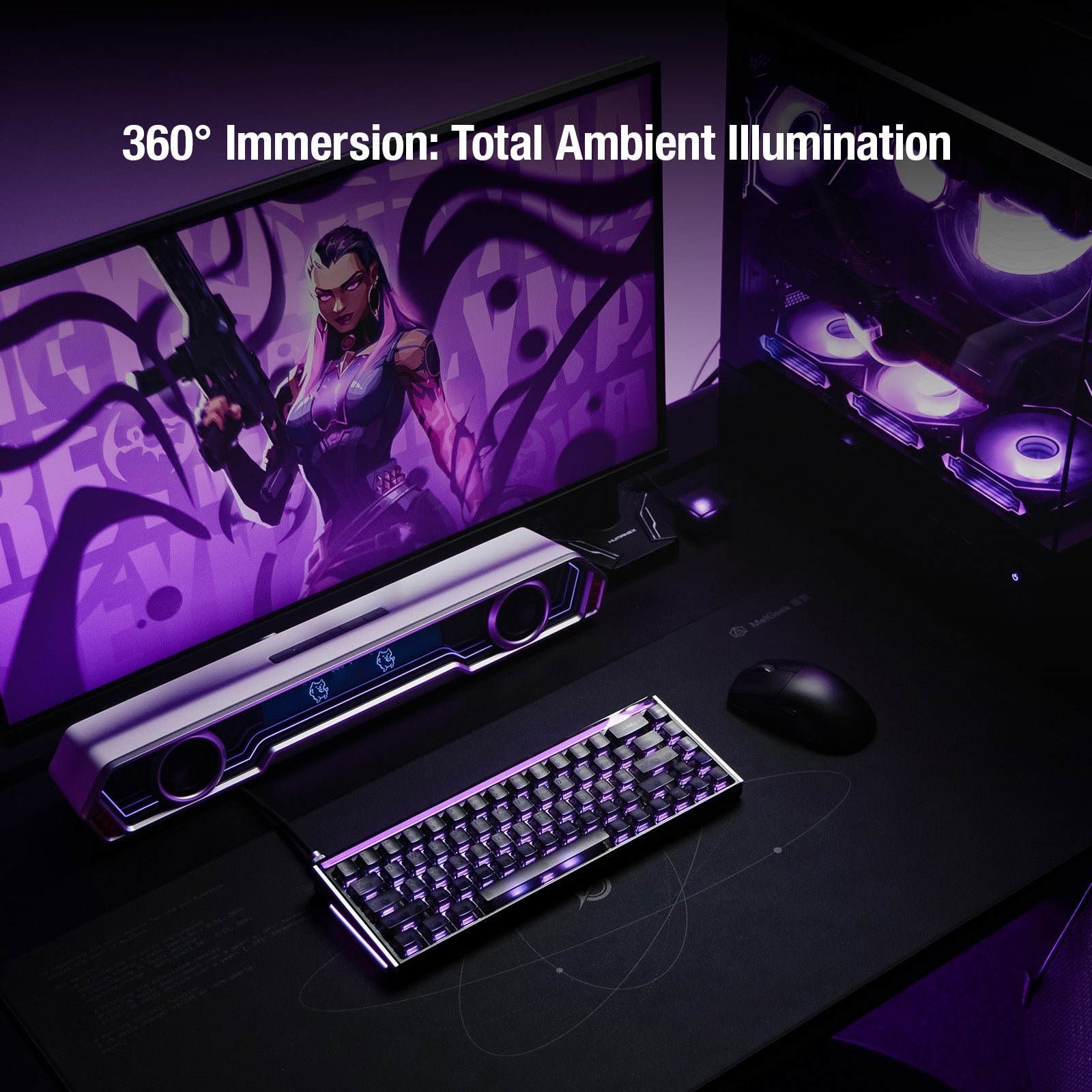 MelGeek MADE68 Ultra V2 Wired Custom Gaming HE Keyboard with RGB Lightbar (Pre-Order)