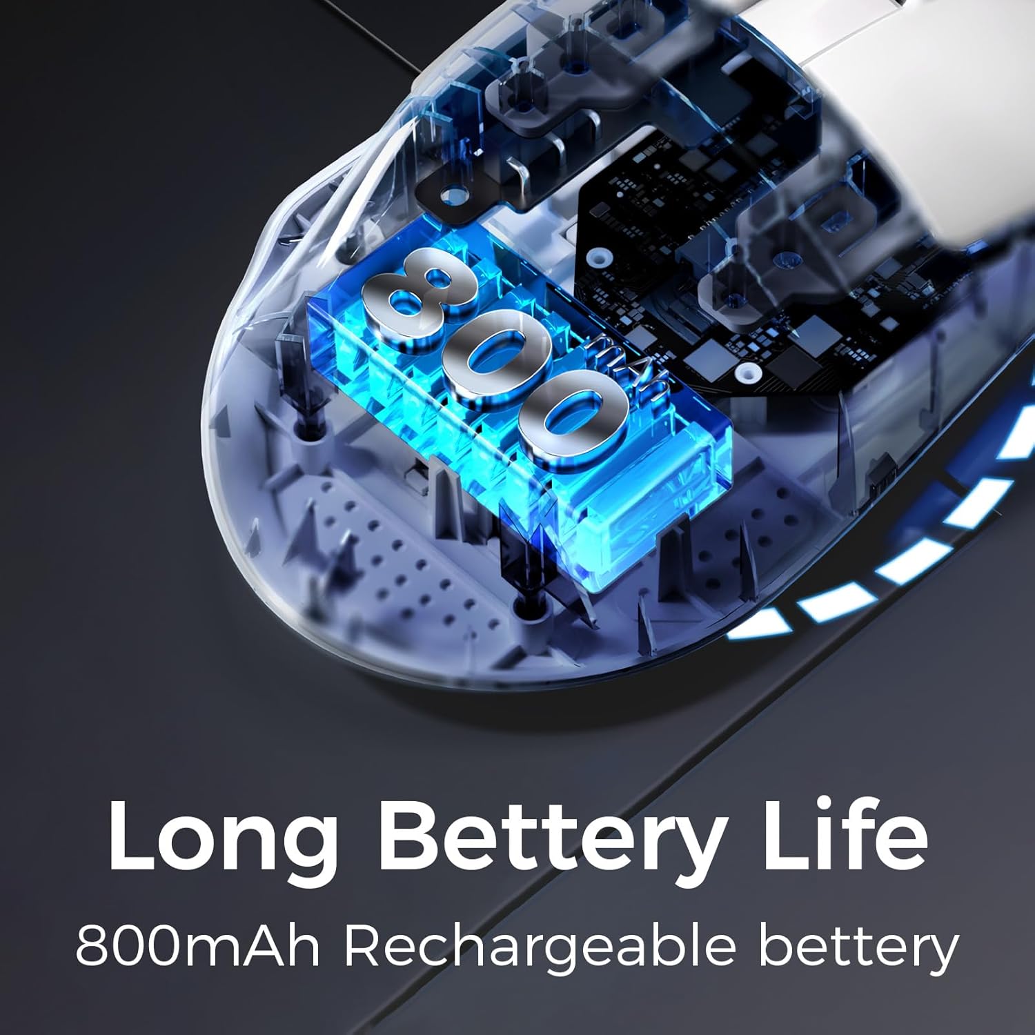 MCHOSE G7 Lightweight Ergonomic Wireless Mouse