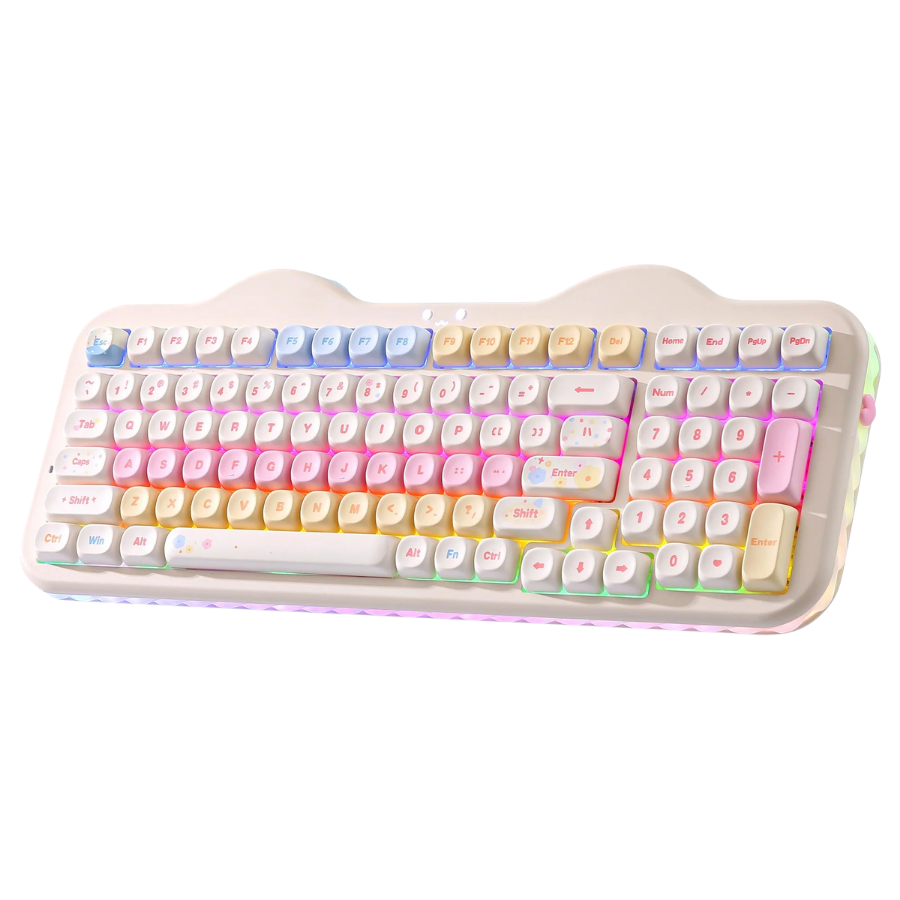 YUNZII C98 Cake Meow Hot-Swap Wireless Mechanical Keyboard