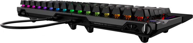 ASUS ROG Falcata 75% Split Gaming Keyboard Hot-Swappable ROG HFX V2 Magnetic Switches Tri-Mode SpeedNova 8K Polling Rate