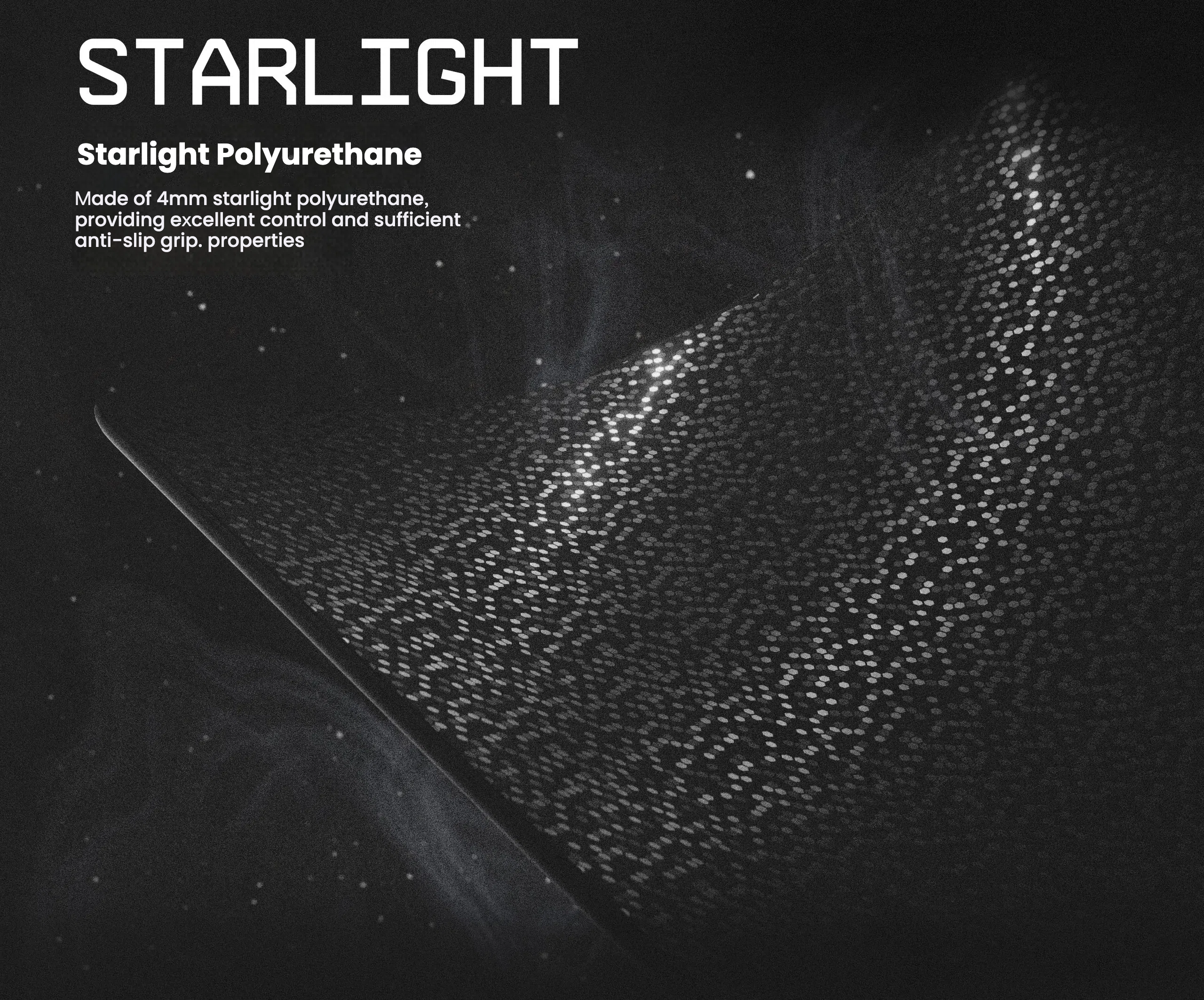 AimStar Thorns Mousepad – 490mm420mm4mm Starlight Polyurethane Gaming Mouse Pad for Esports & FPS Gamers