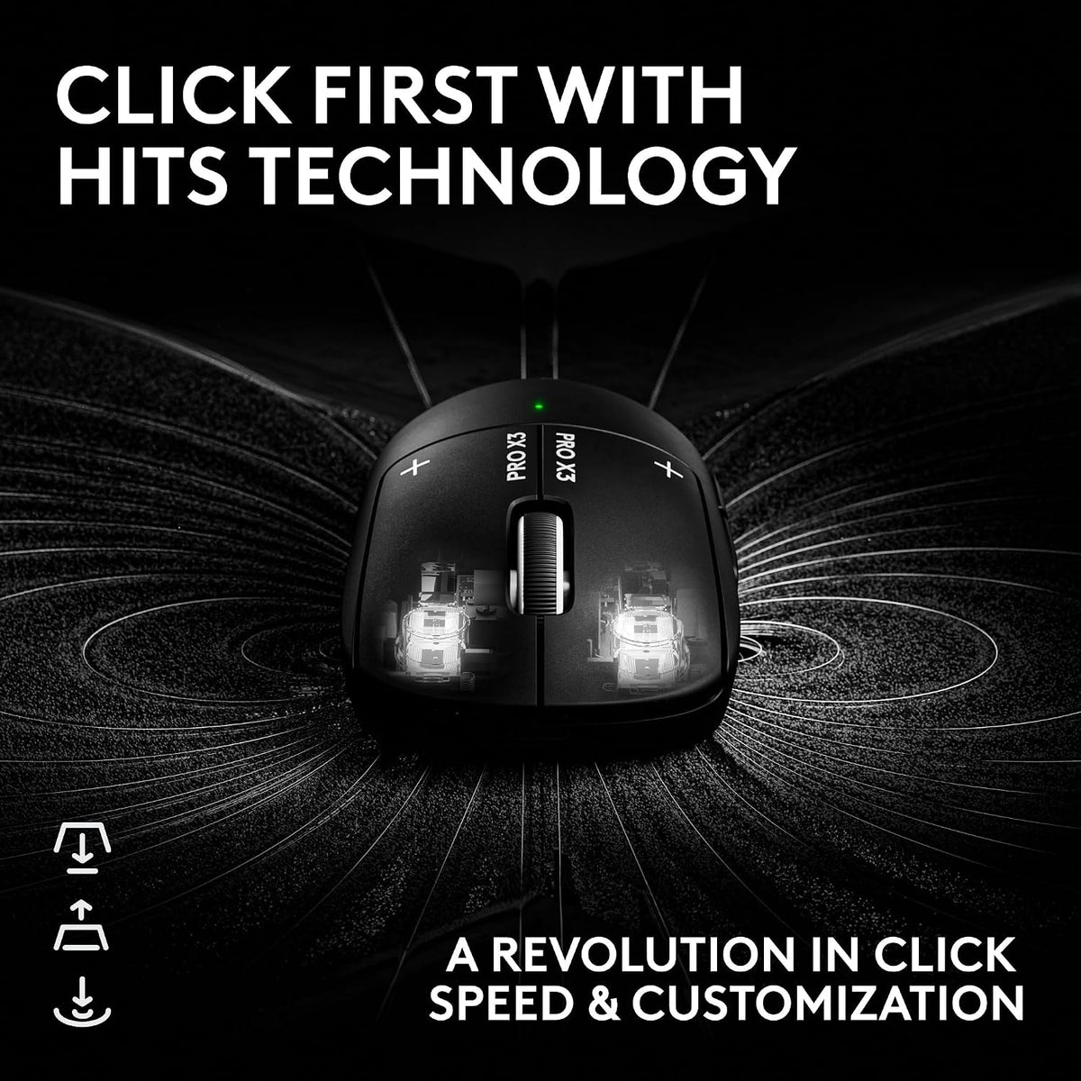 Logitech G PRO X3 SUPERSTRIKE Wireless Gaming Mouse （Pre-Order）