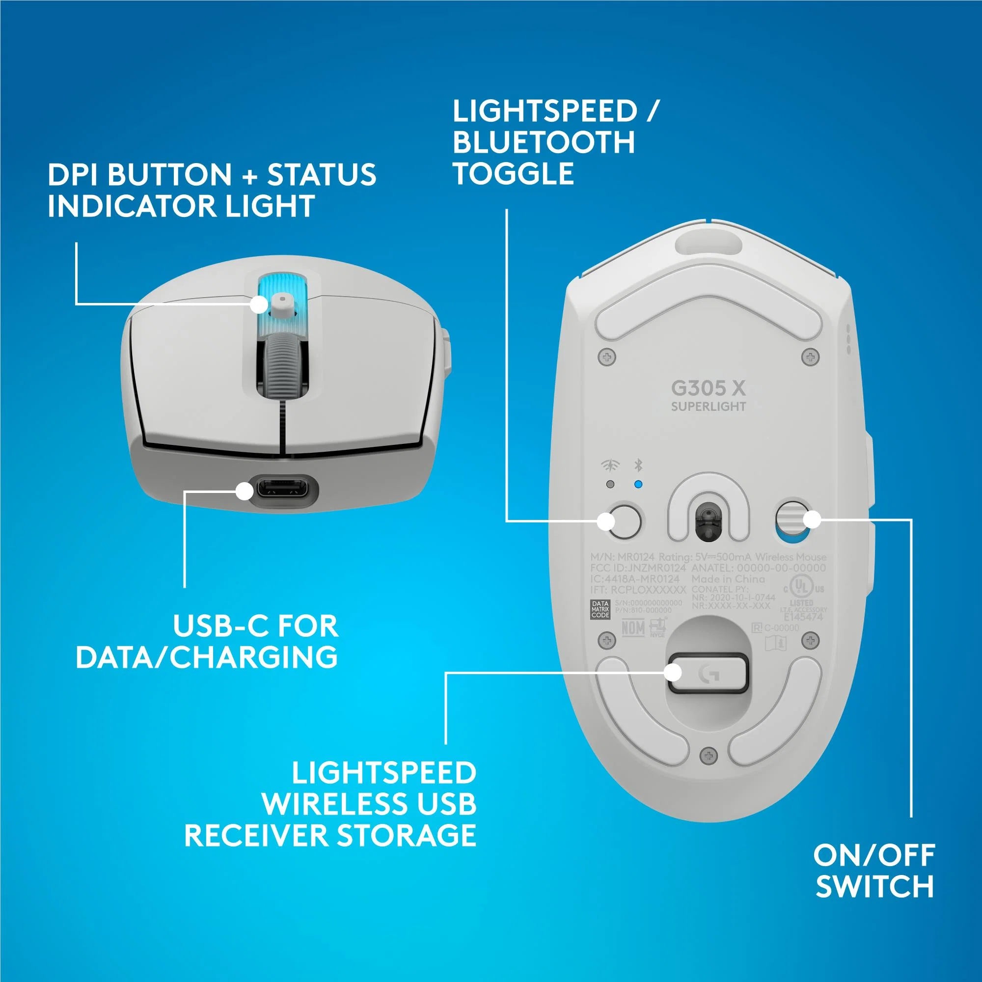 Logitech G G305 X SUPERLIGHT Gaming Mouse