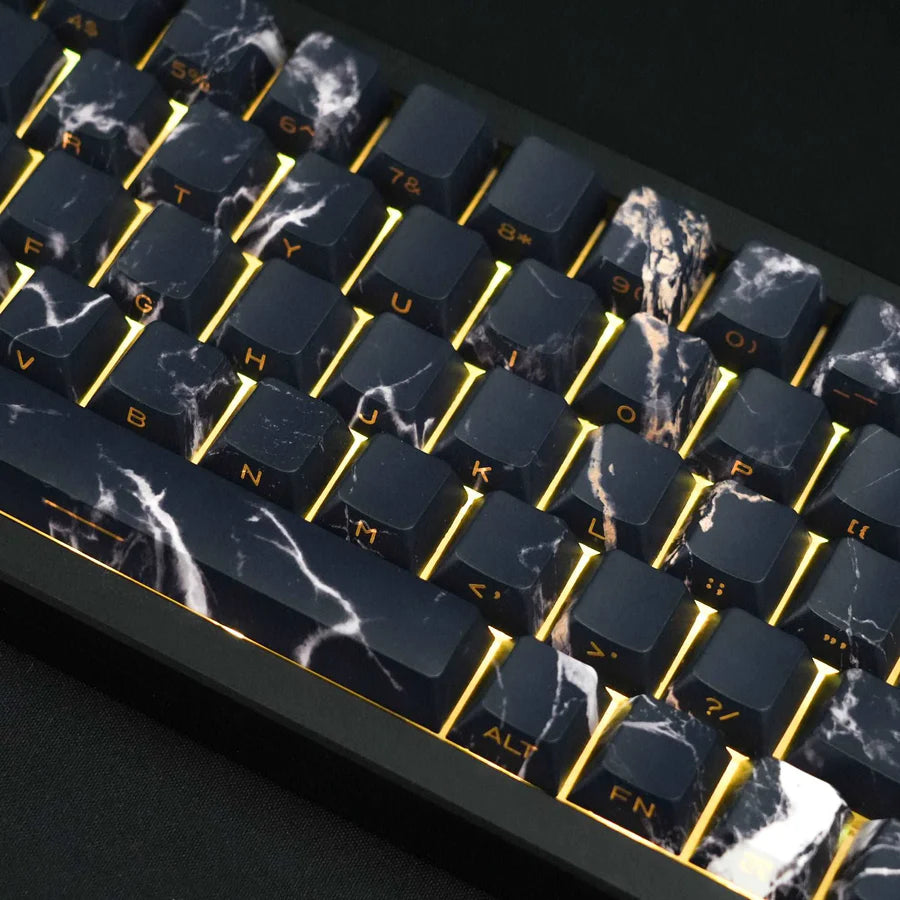XVX Keycaps marble Side-Printed Cherry Profile Dye Sublimation PBT Keycap Set