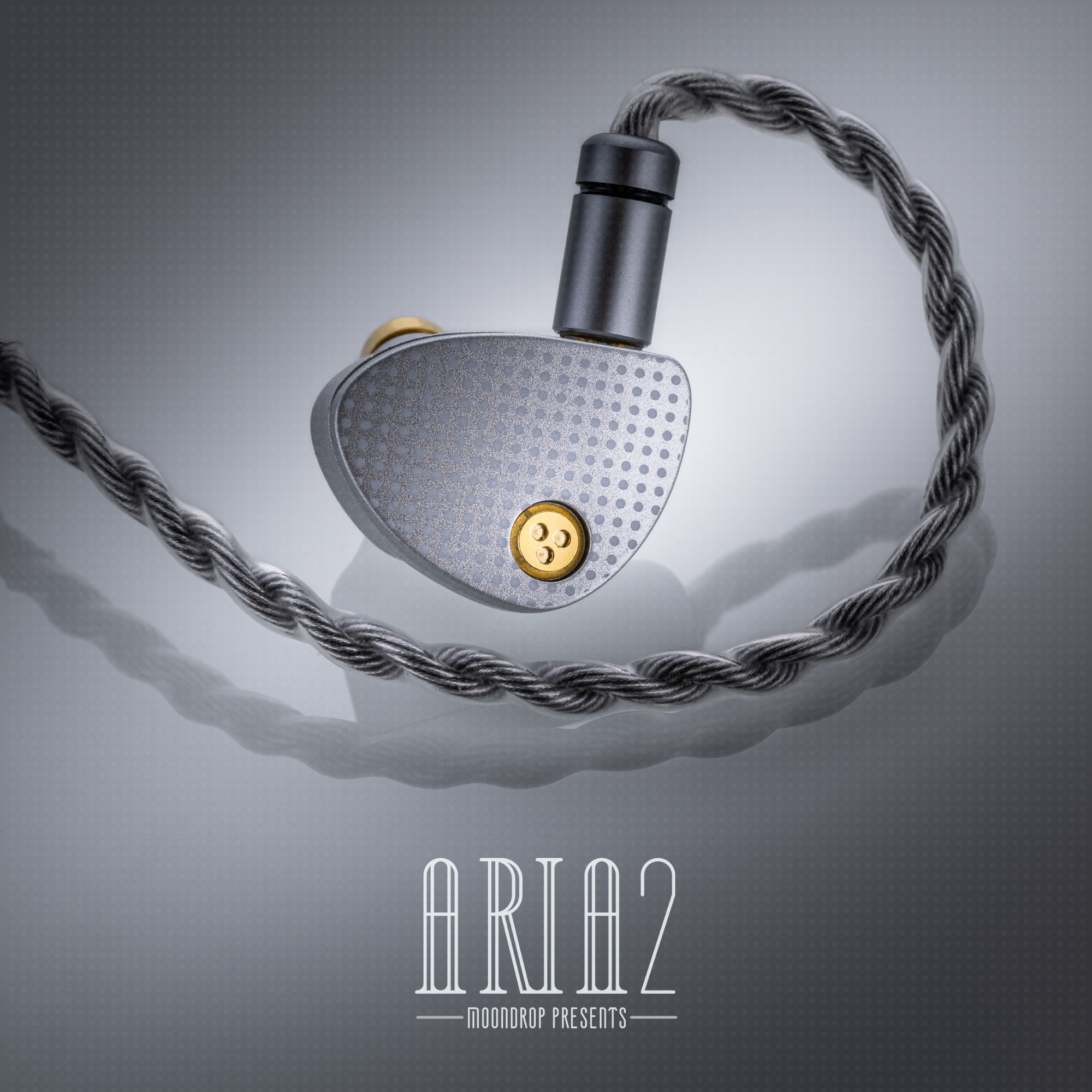 MOONDROP ARIA2 Dynamic Wired IEM In-Ear Monitor Headphones with 0.78mm 2-Pin Detachable Cable