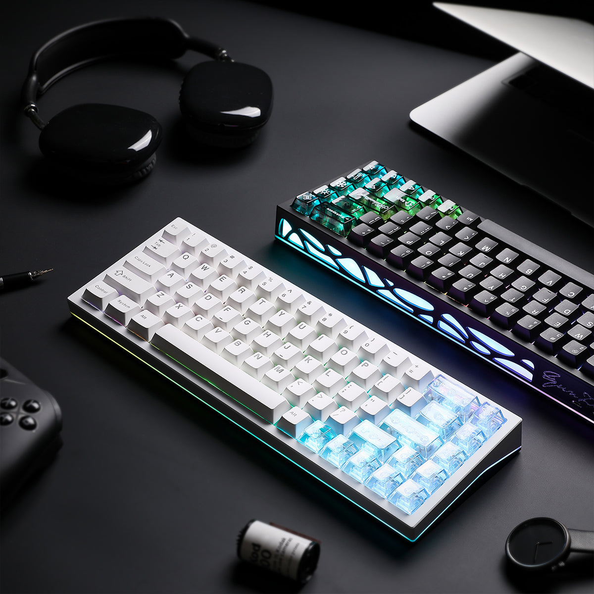 YUNZII AL65 QMK/VIA Hollow Gasket Wireless Mechanical Keyboard
