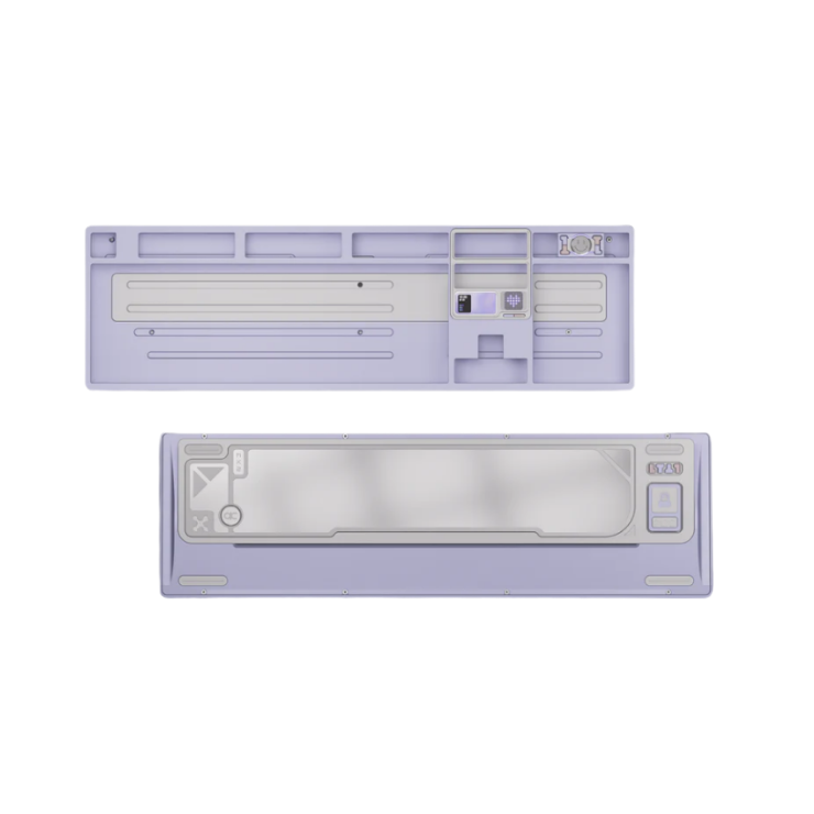 Qwertykeys QK101 Custom Wireless Mechanical Keyboard Barebone (WK Layout) (1.2mm Tri-mode Flex-cut Hotswap PCB） (Per-key RGB) (FR4 plate without cushion） (PCB-stab)