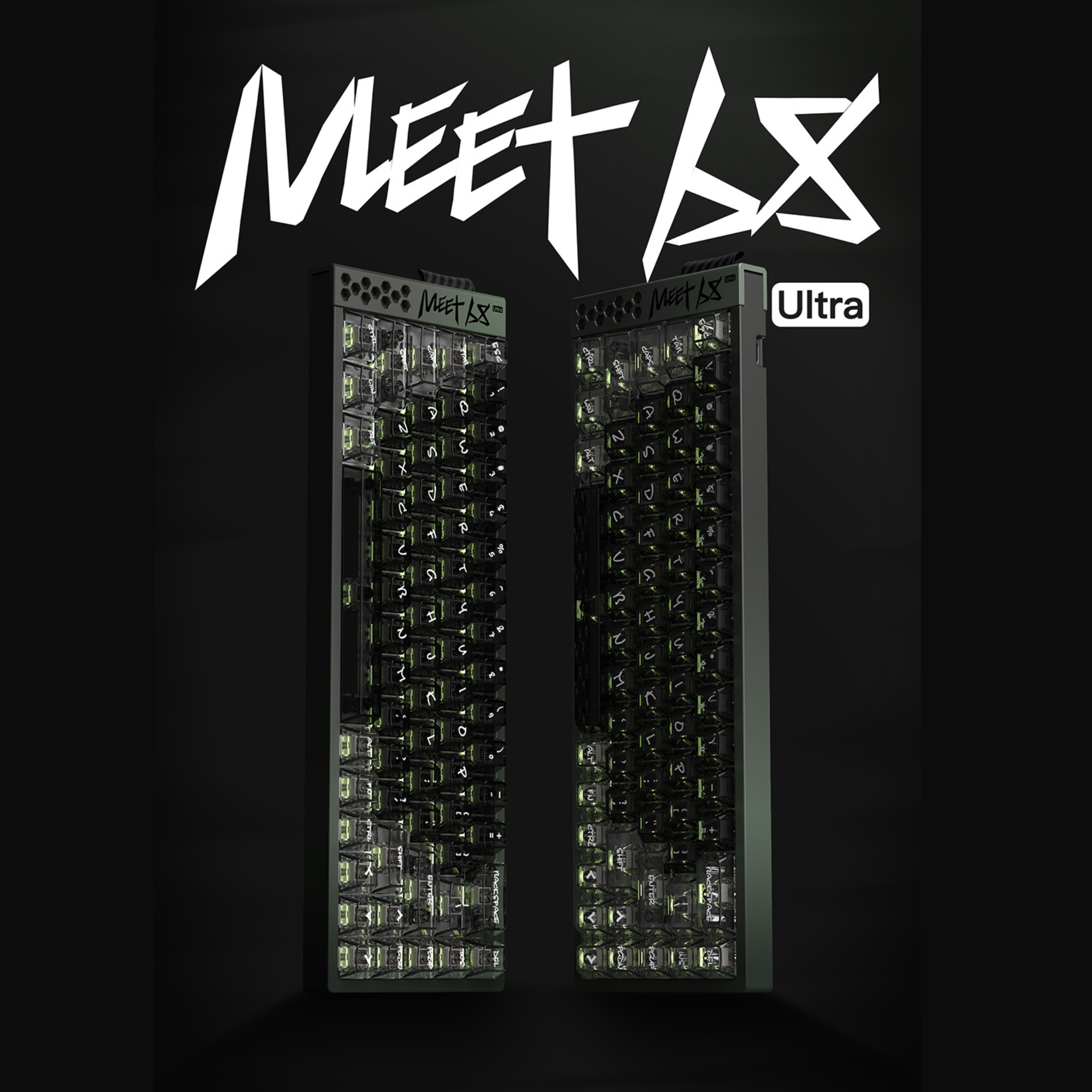 Mikit Meet68 Ultra Hall Effect 8K RGB Wired Gaming Keyboard