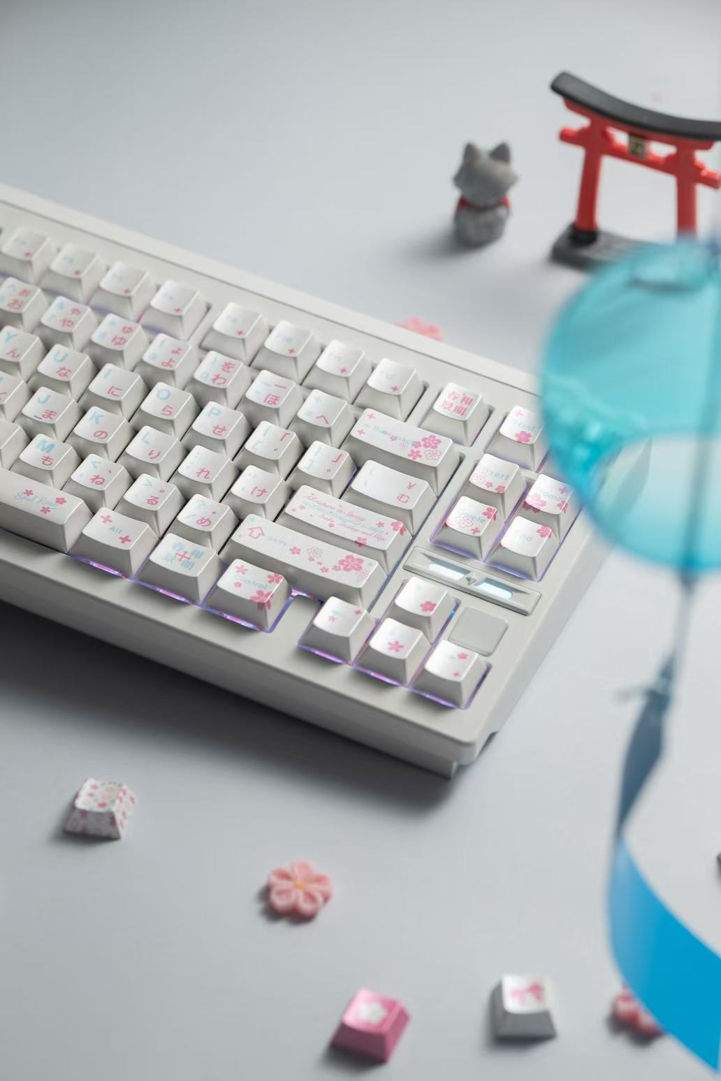 Soulrose Mild Spring & Radiant Scenery OEM Profile PBT with Special Pearlescent Coating