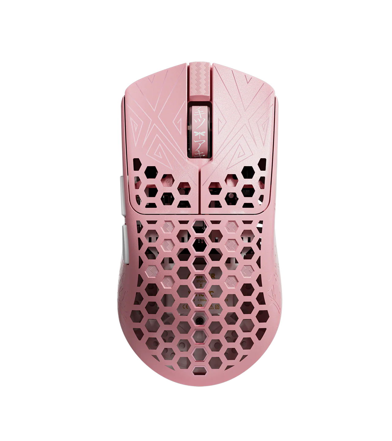 TENKO®-AKITSU Pink Carbon Fiber 8K Wireless Gaming Mouse（Pre-Order）