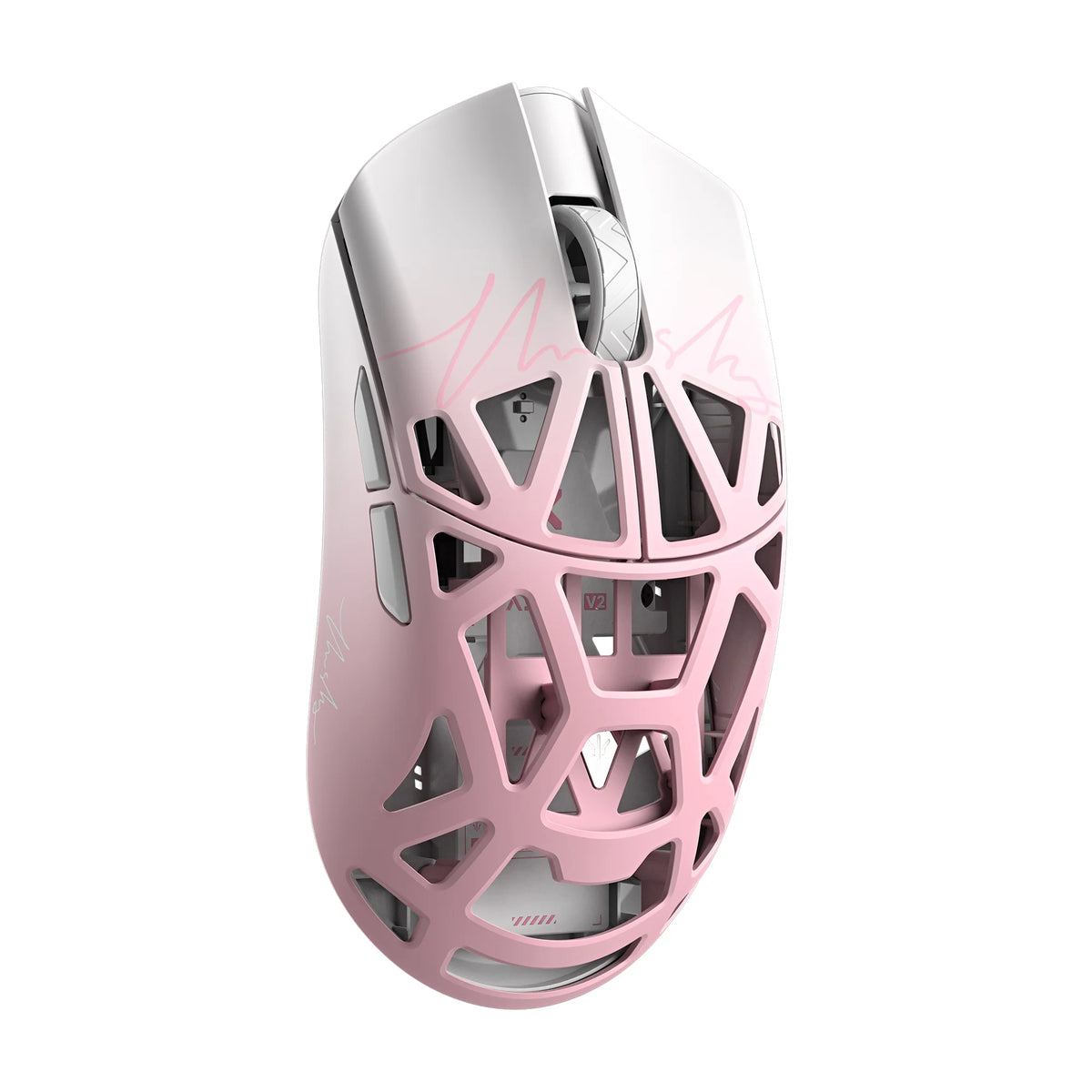 WLMOUSE Beast x v2 x The shy 8K PAW 3955HS Wireless Gaming Mouse (MAX) (White Pink)（Pre-Order）