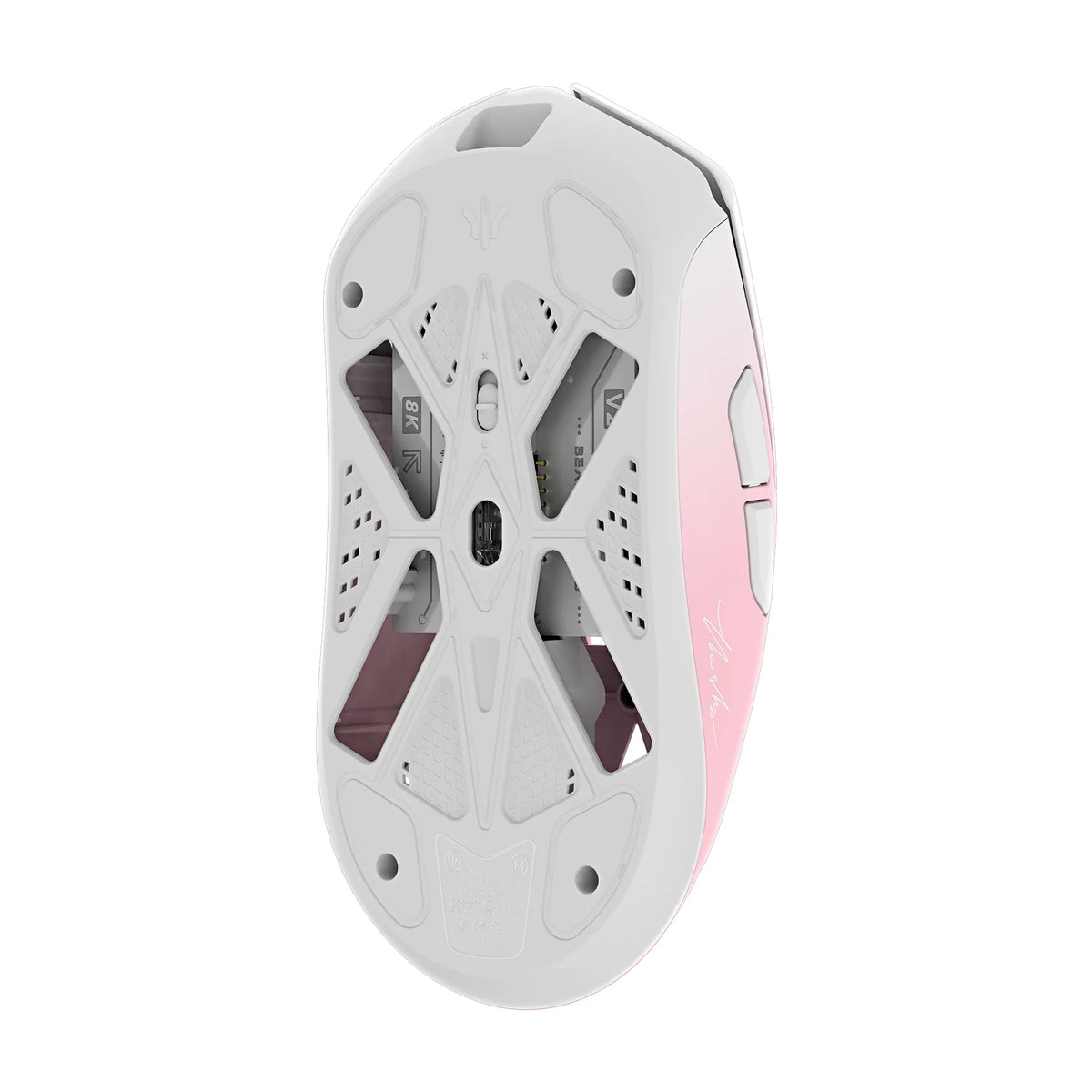 WLMOUSE Beast x v2 x The shy 8K PAW 3955HS Wireless Gaming Mouse (MAX) (White Pink)（Pre-Order）