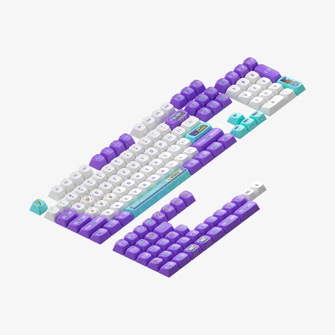 NuPhy x Keytok Arcade-ia KDS Dye-sub PBT Keycaps 142pcs / Set