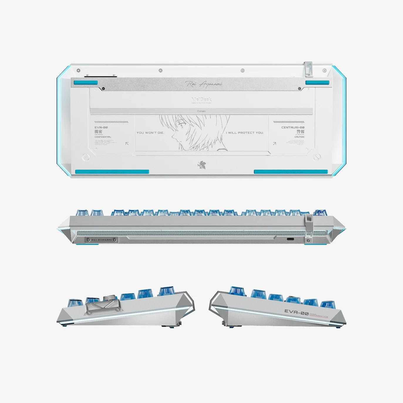 MelGeek Centauri 80 Custom Gaming Magnetic HE Keyboard - EVANGELION Edition