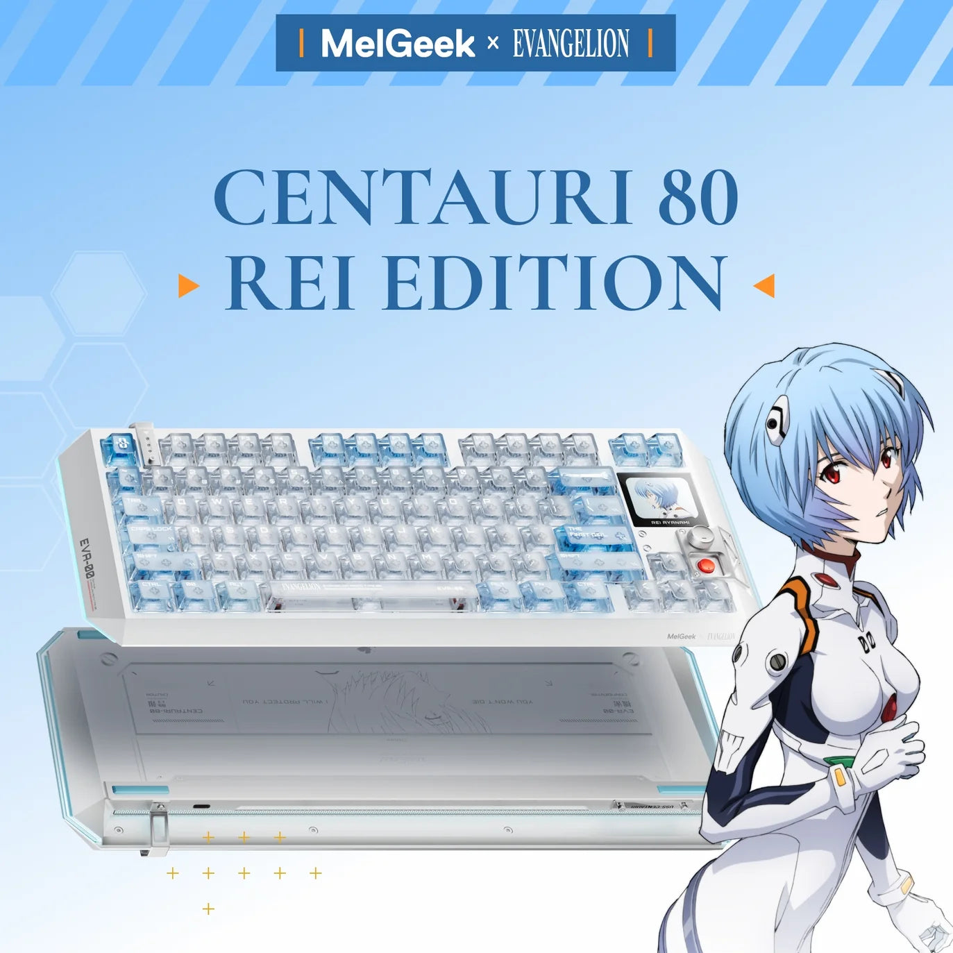 MelGeek Centauri 80 Custom Gaming Magnetic HE Keyboard - EVANGELION Edition