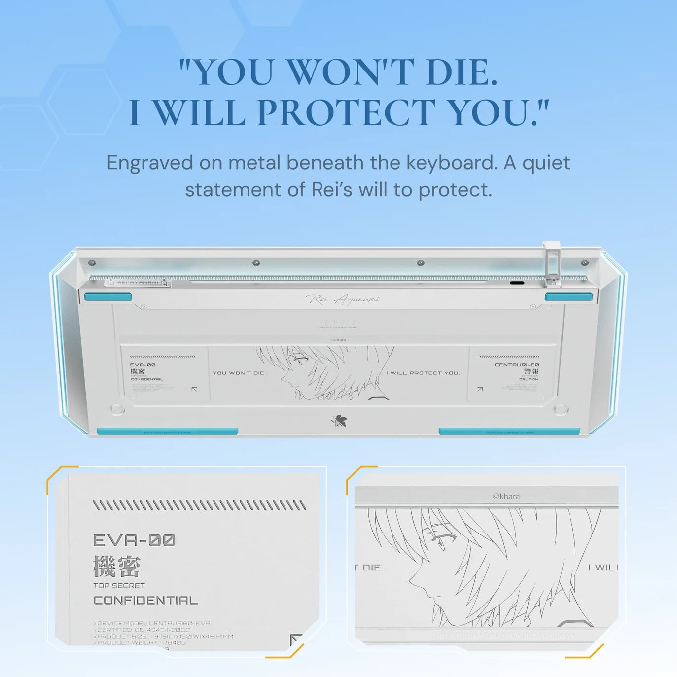 MelGeek Centauri 80 Custom Gaming Magnetic HE Keyboard - EVANGELION Edition