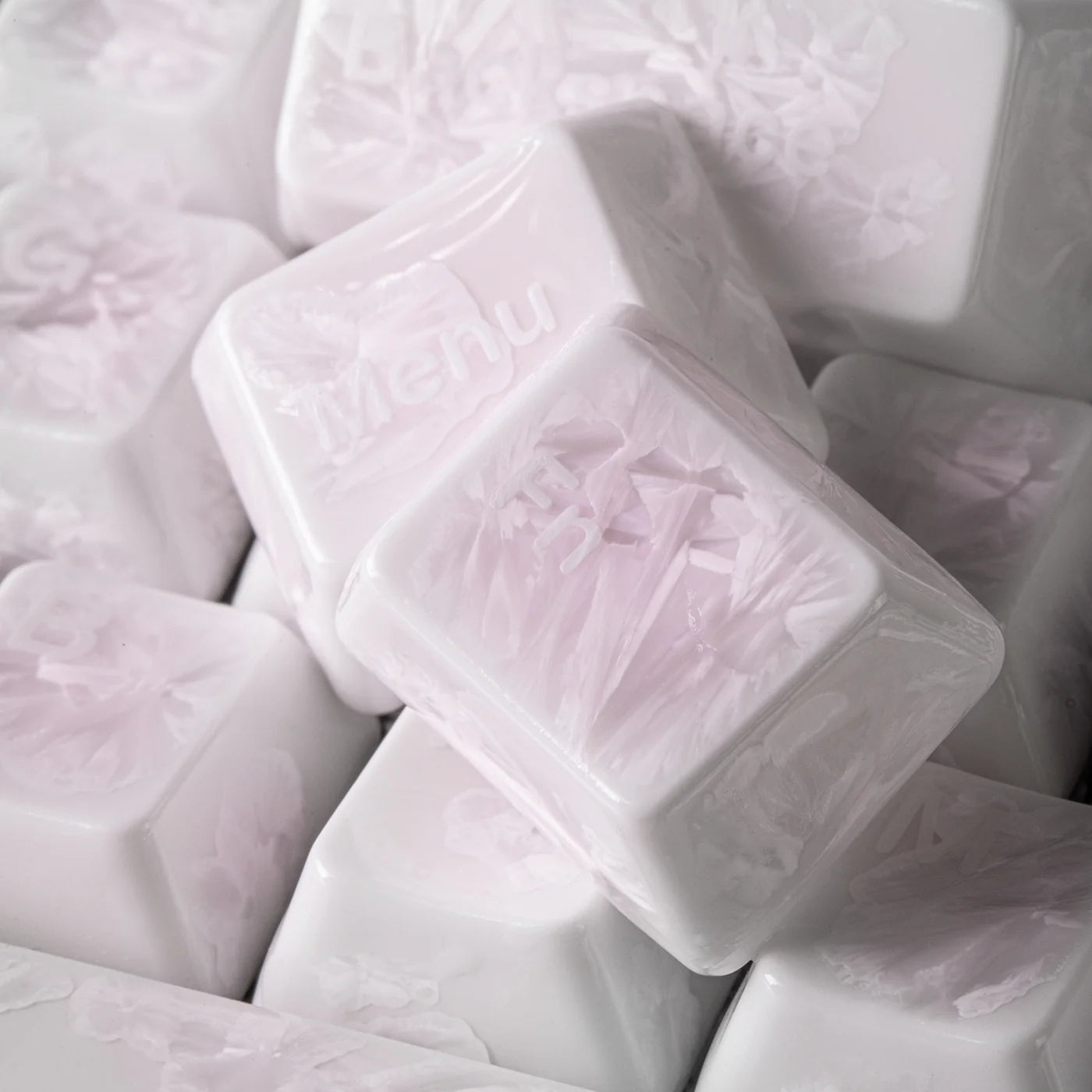 Cerakey Ceramic 114 Full Keycap Set V2 Ice Crystal / Legend