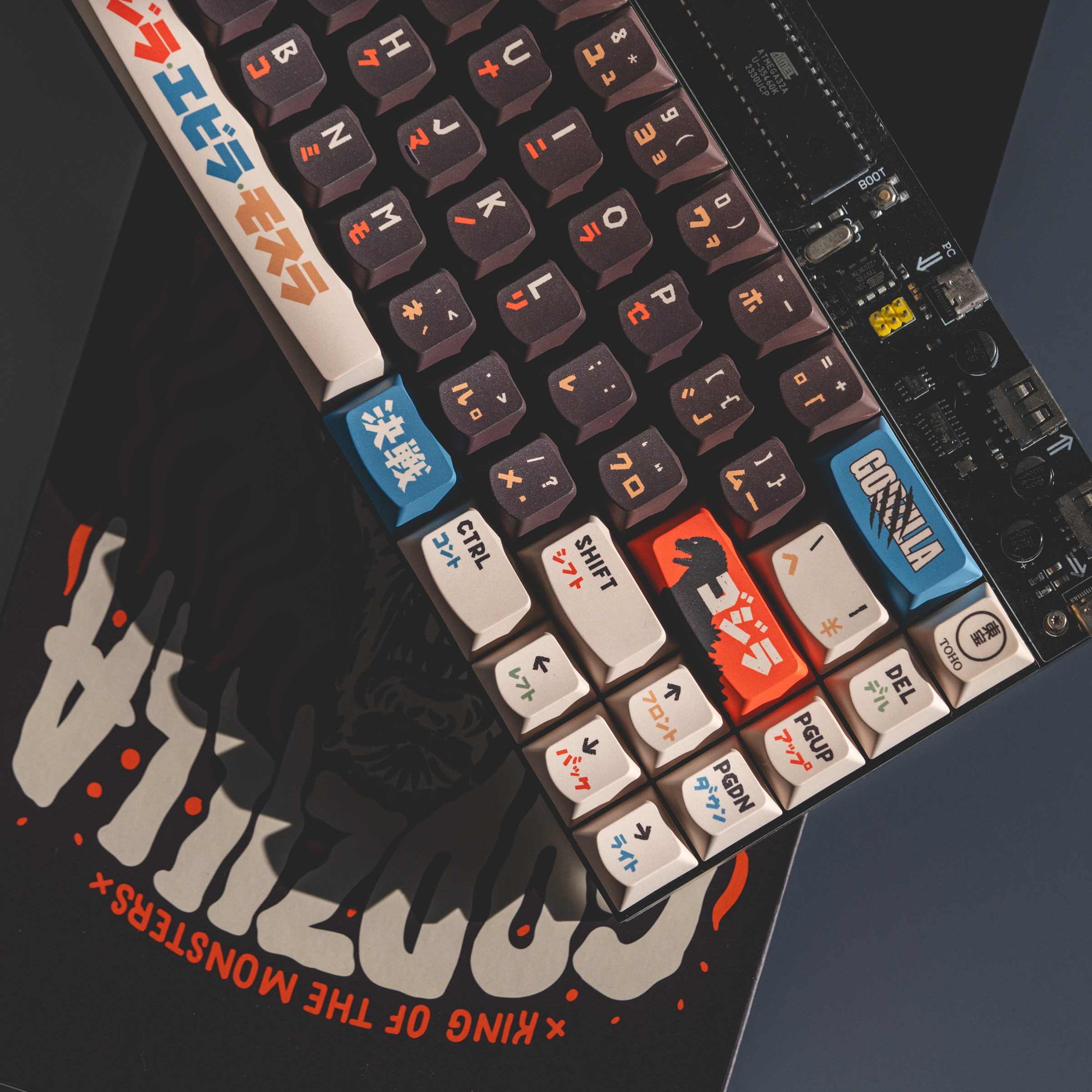 Keytok SMILE Profile Black Classic Godzilla Dye-Sub PBT Keyaps 173pcs / Set