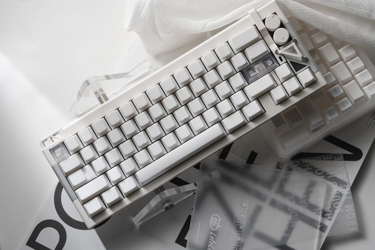 LeleLab Hokkaido White Keycap Set